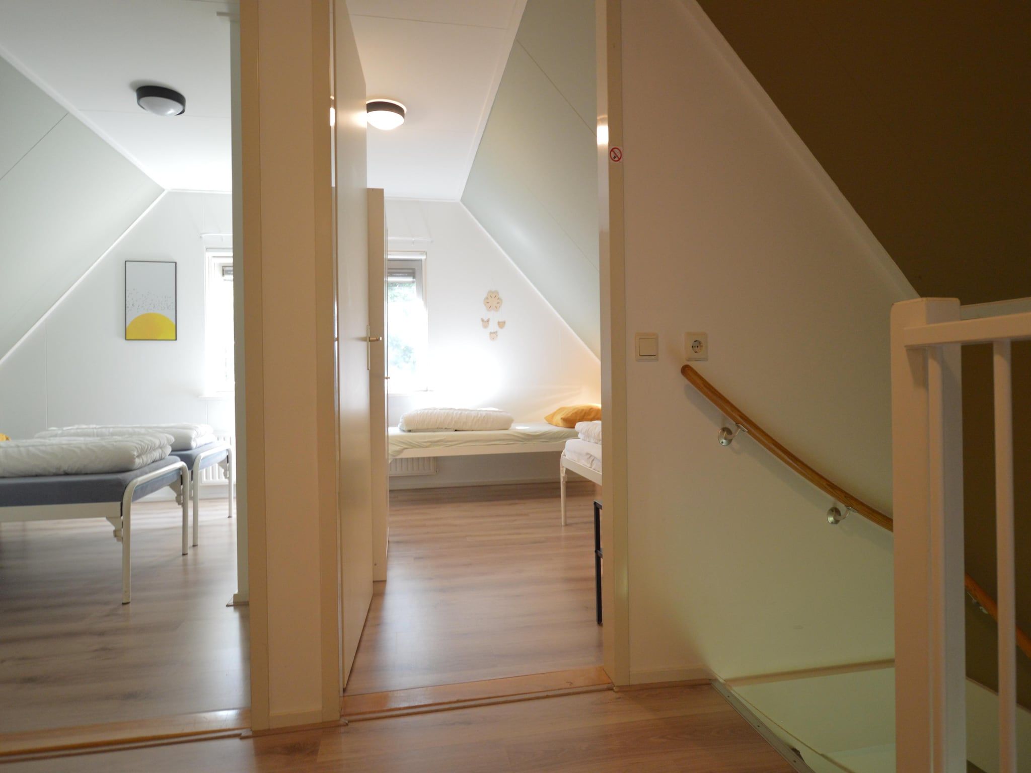 Een slaapkamer van Buitenplaats Berg en Bos nummer 43 in Overijssel