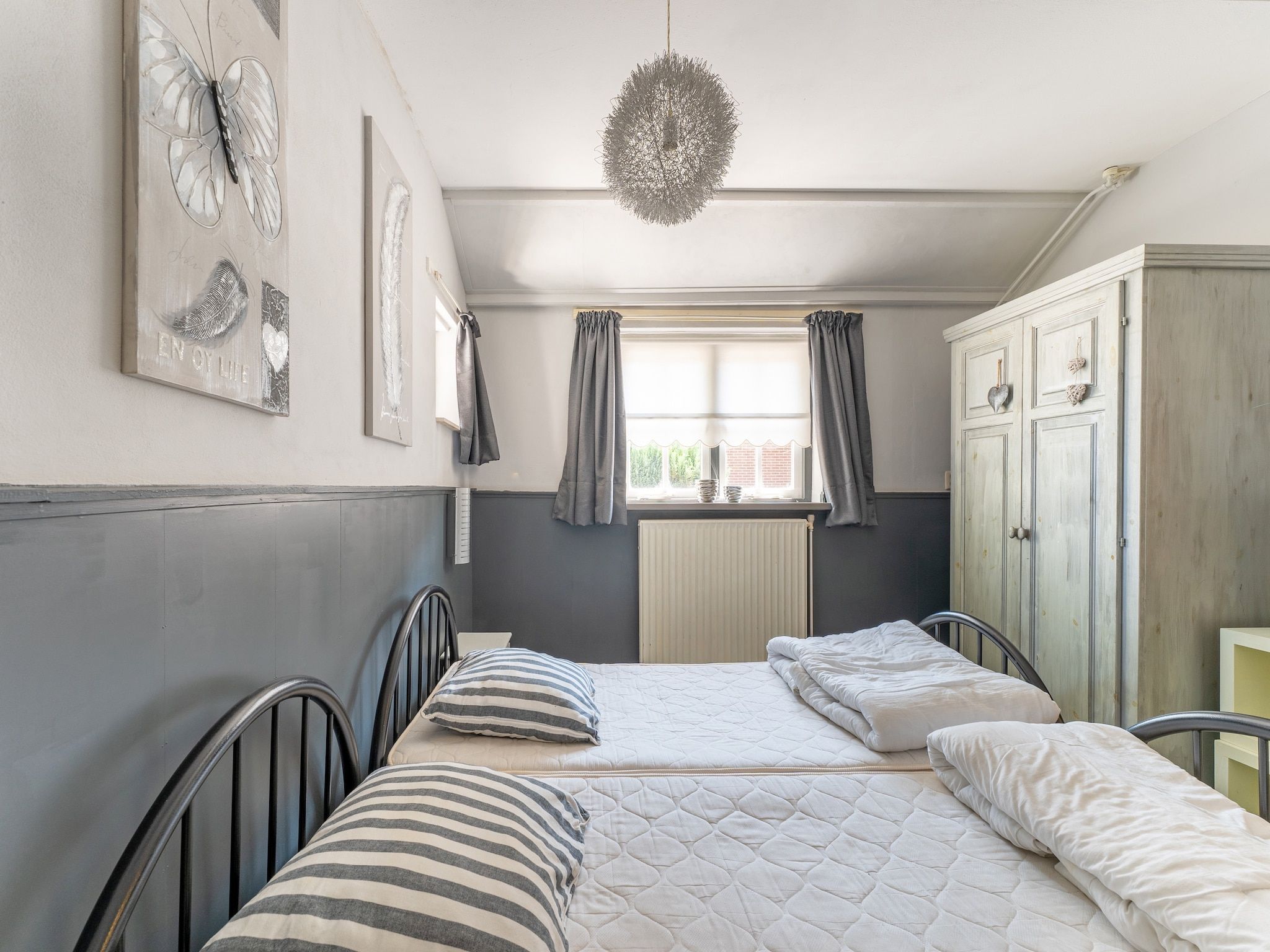 Een slaapkamer van Hoeve Ginette in Giethoorn