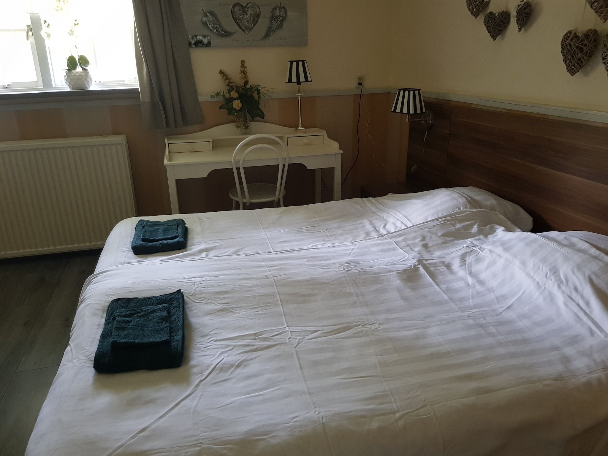 Een slaapkamer van Hoeve Ginette in Giethoorn