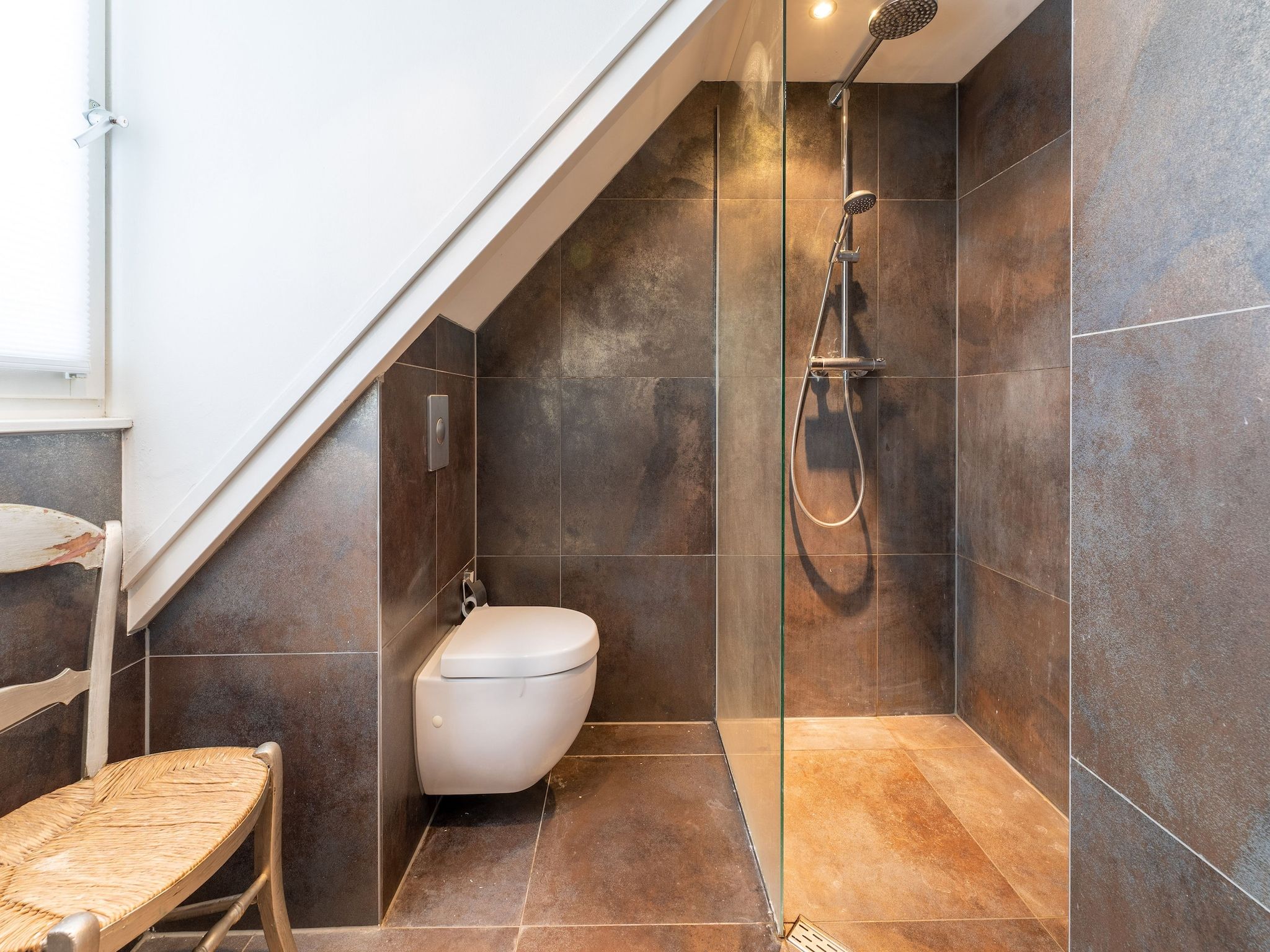 De badkamer van Villa Gabrielle in Bergen