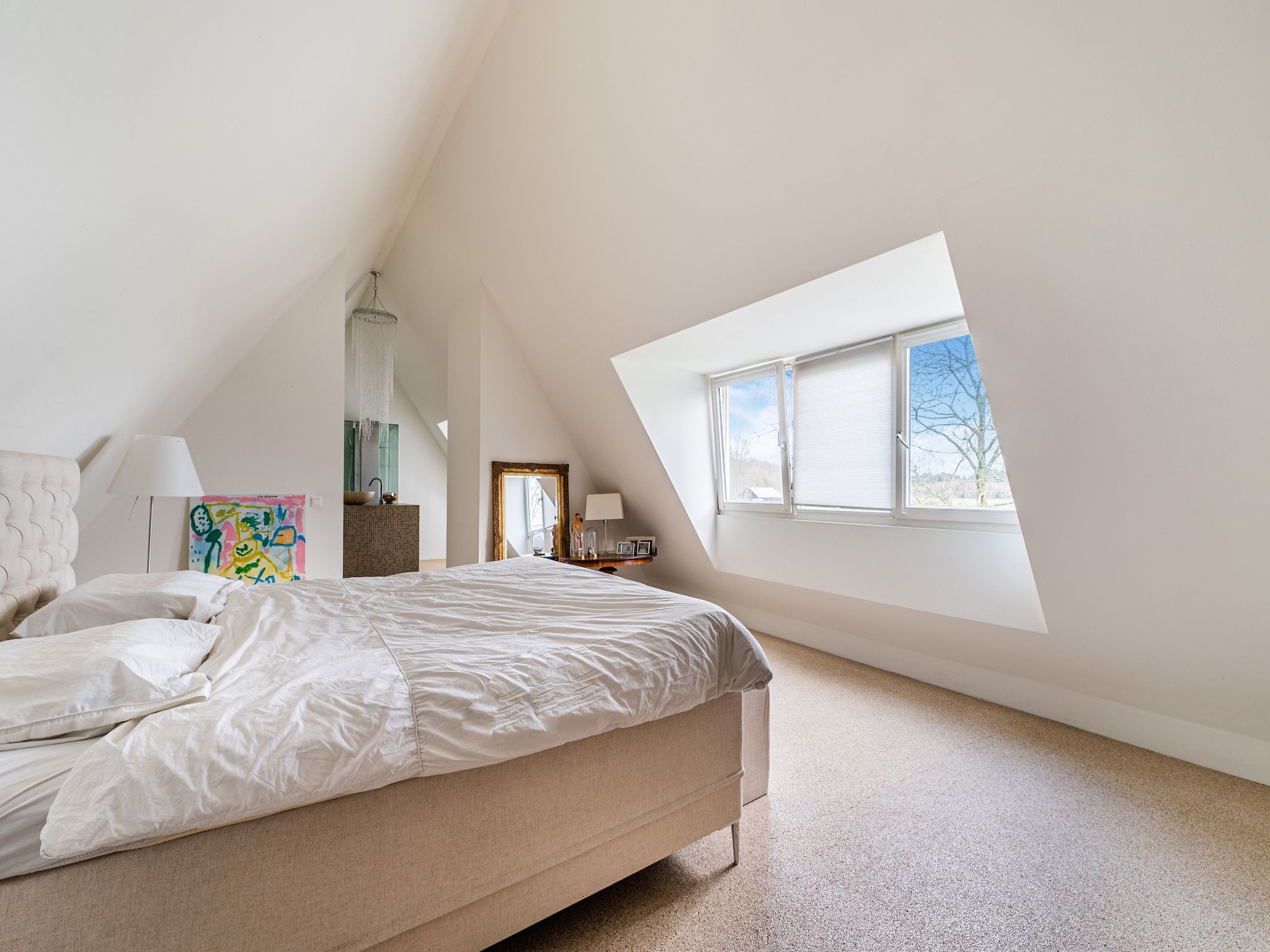 Een slaapkamer van Villa Gabrielle in Bergen