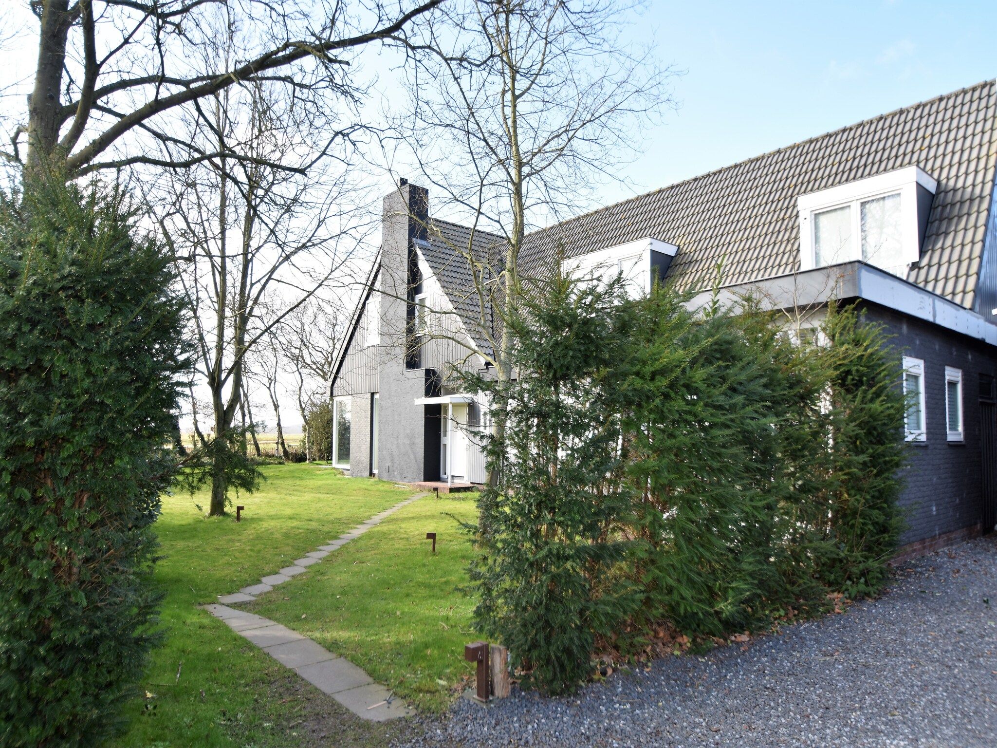 De buitenkant van Villa Gabrielle in Bergen