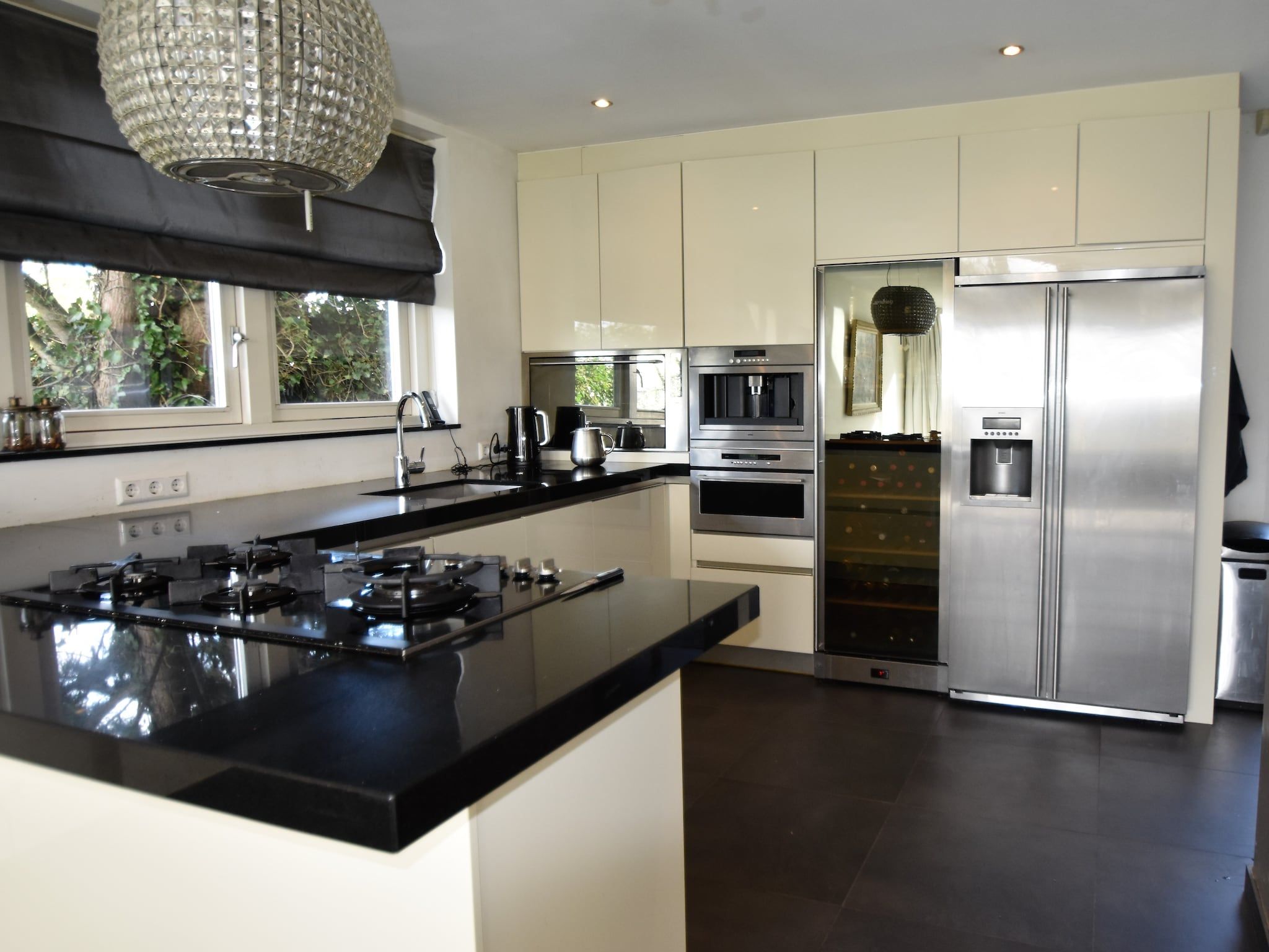 De keuken van Villa Gabrielle in Bergen