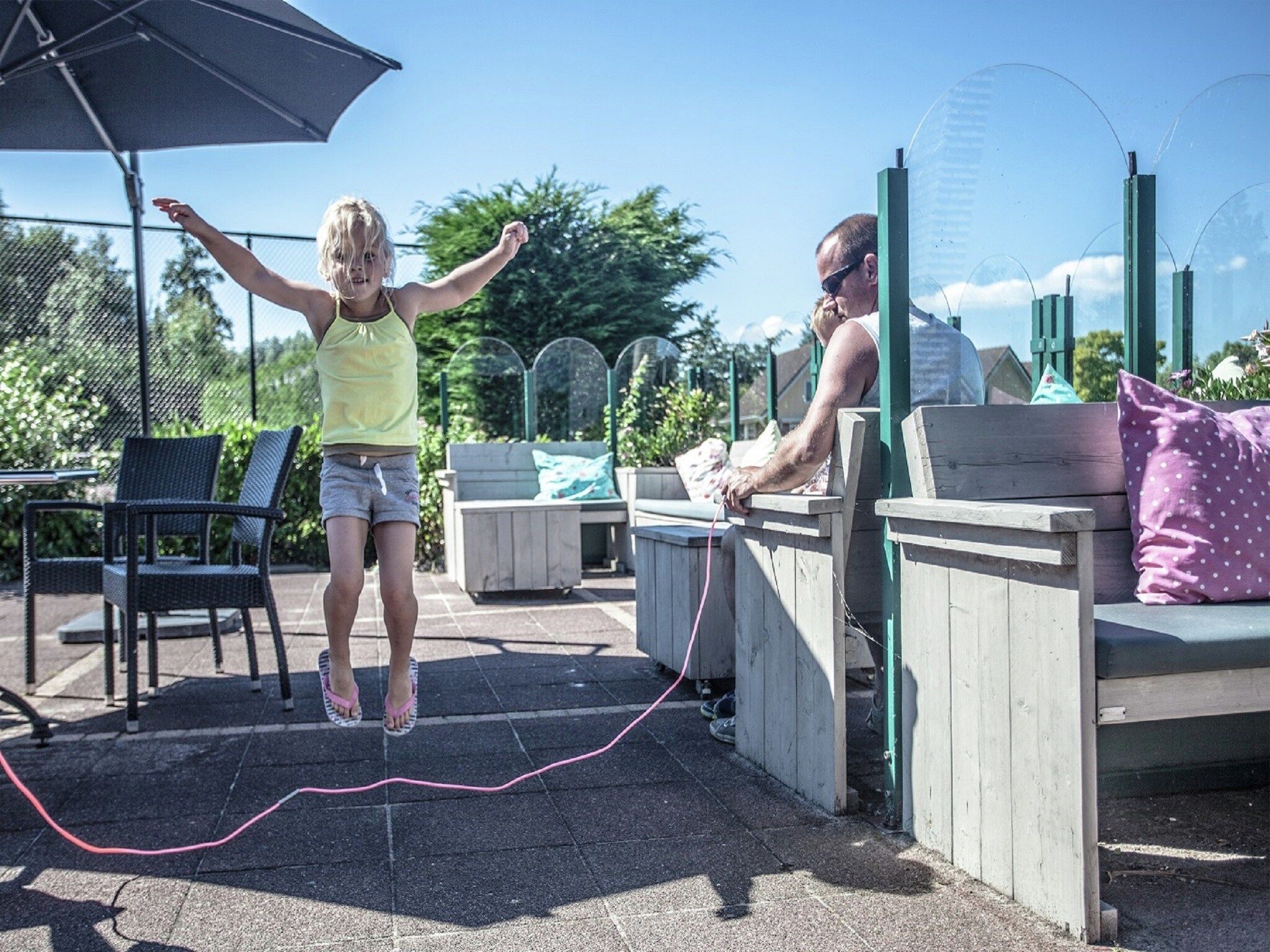 Parkfaciliteiten bij Watervilla 8 in Medemblik