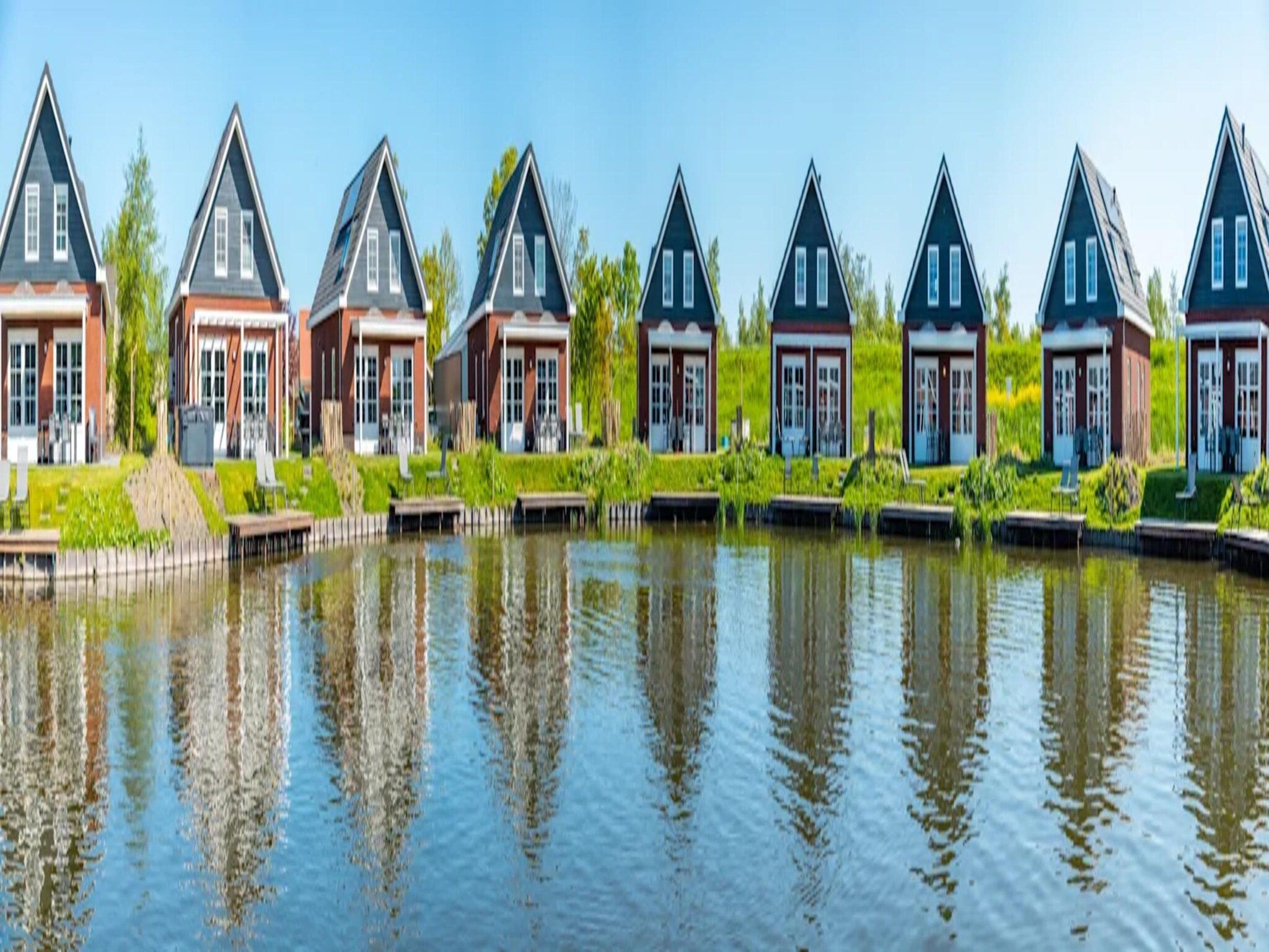 Parkfaciliteiten bij Watervilla 8 in Medemblik