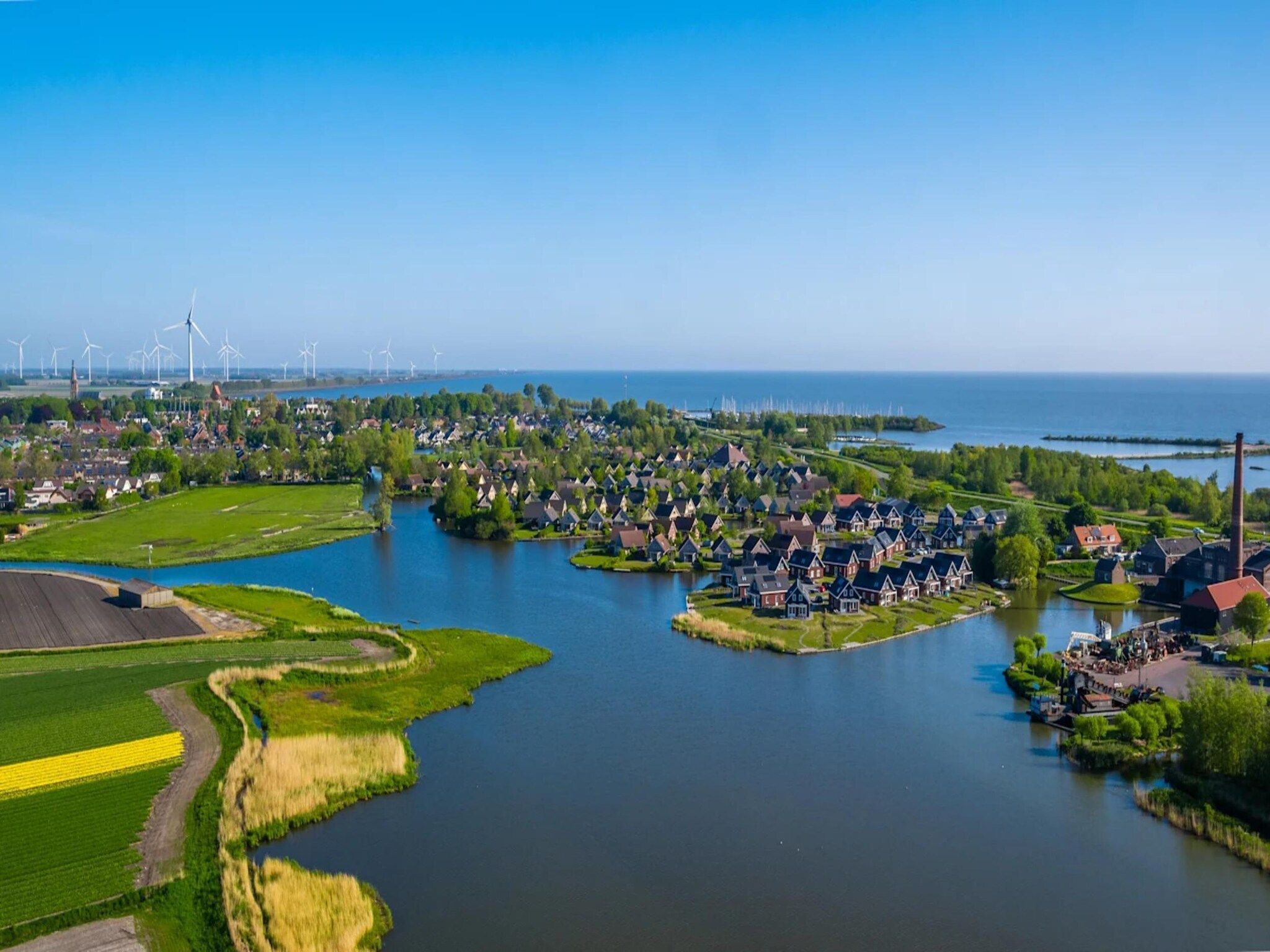 Parkfaciliteiten bij Watervilla 8 in Medemblik