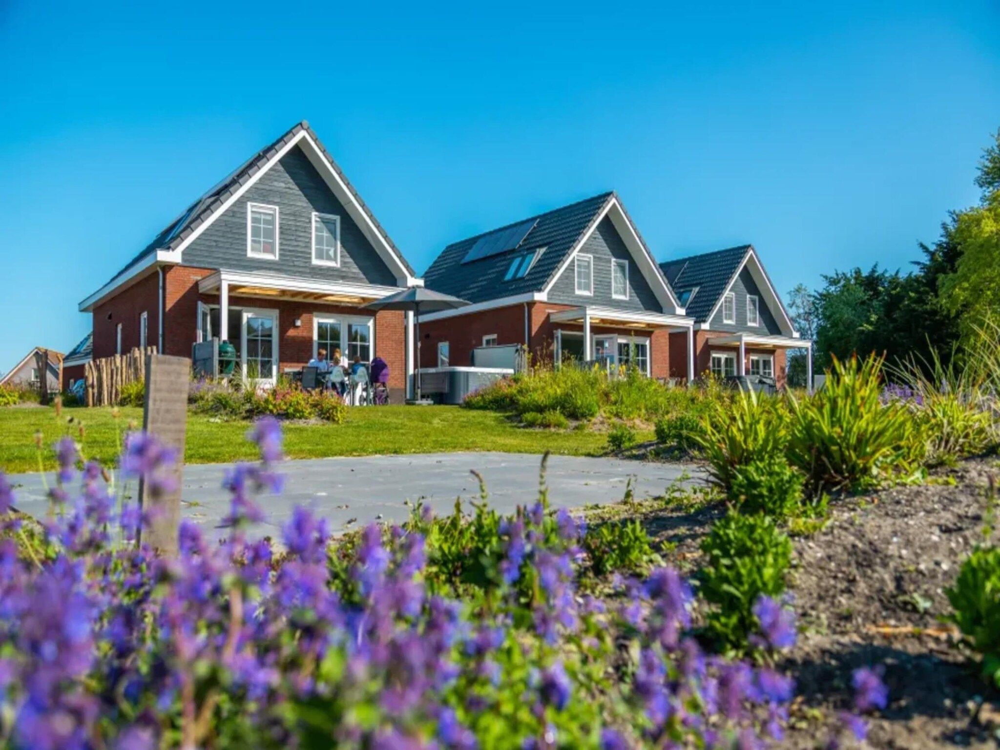 Parkfaciliteiten bij Watervilla 8 in Medemblik