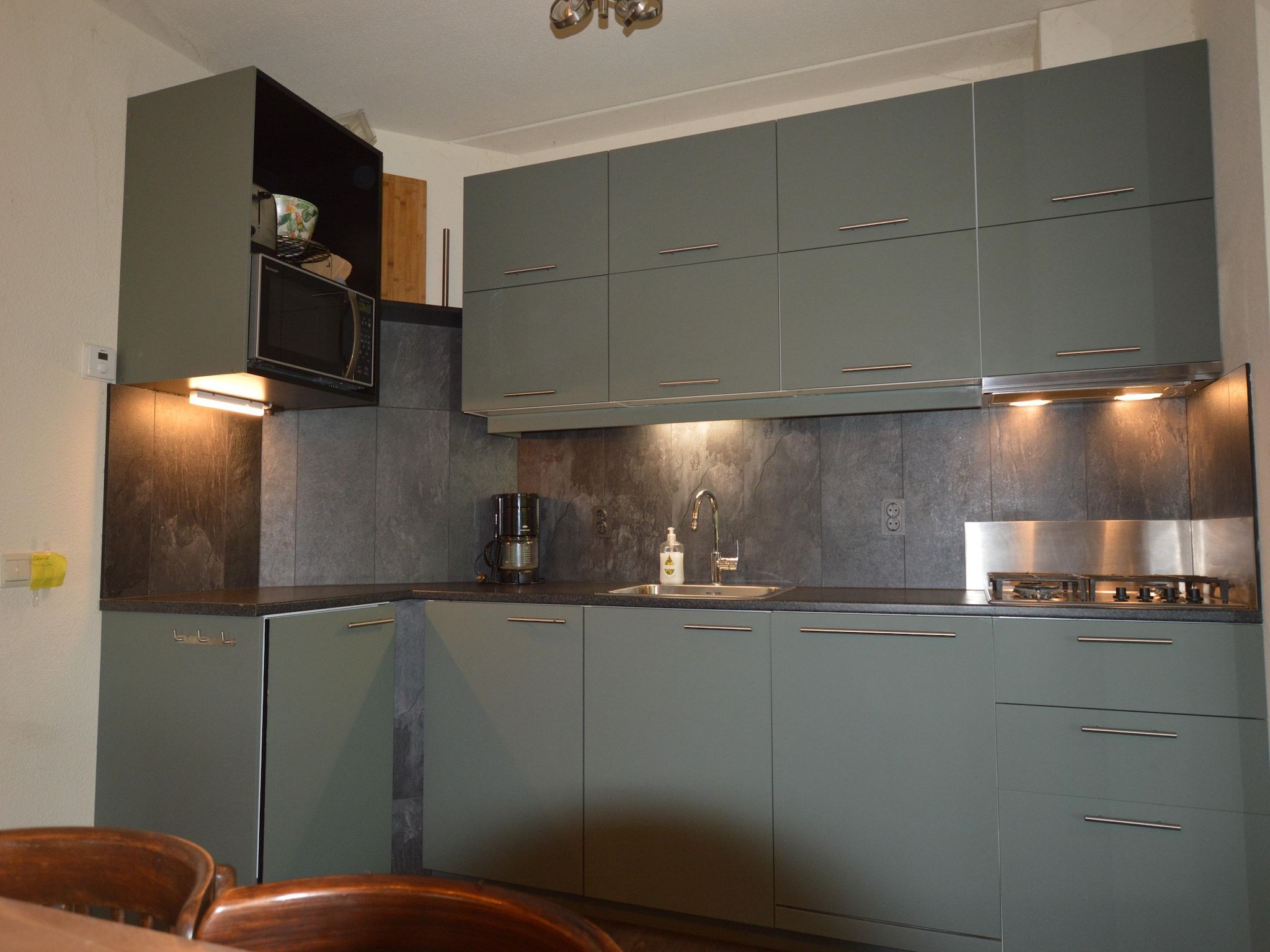 De keuken van Buitenplaats Berg en Bos nummer 13 in Overijssel