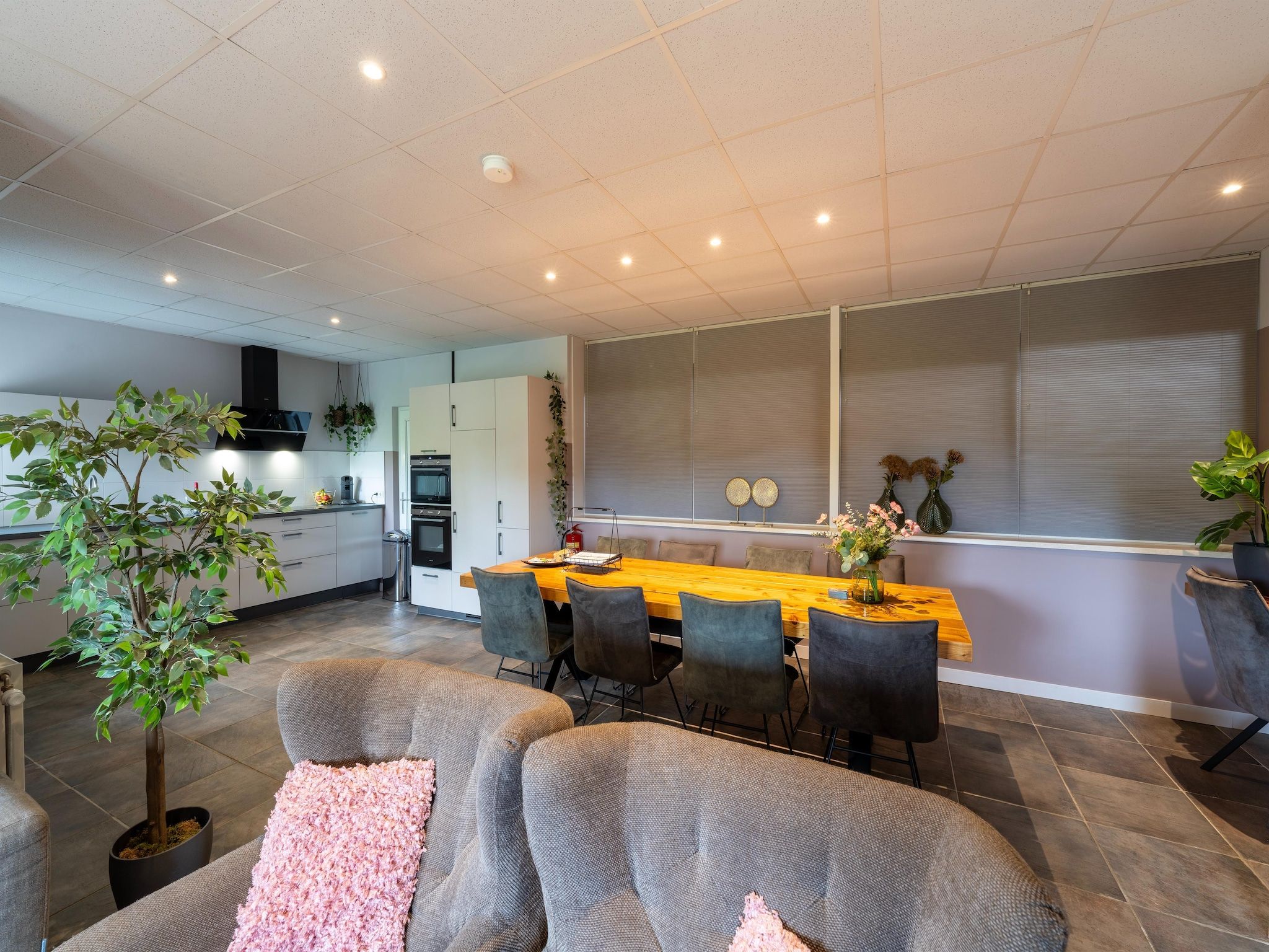 De eetkamer van Erve Nijhuis in Eibergen