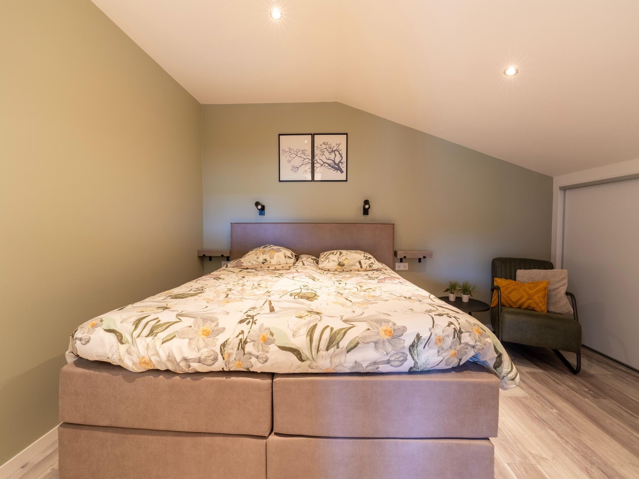 Een slaapkamer van Erve Nijhuis in Eibergen