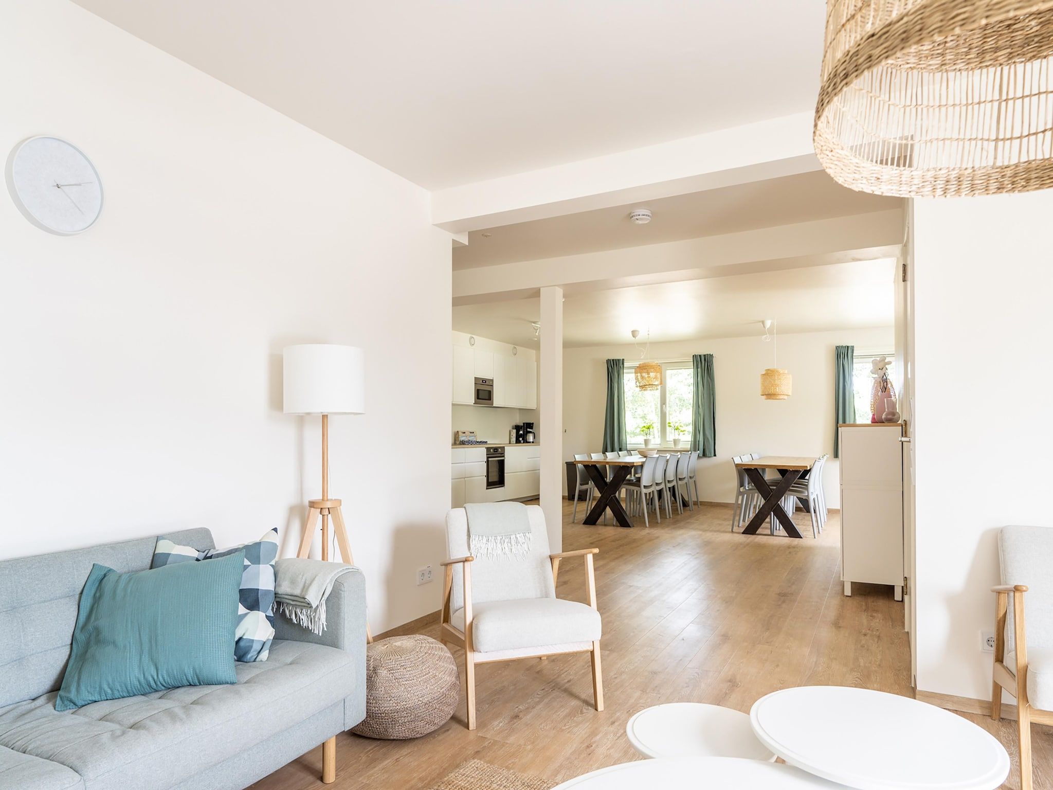 De woonkamer van Kaapsduin in Nes