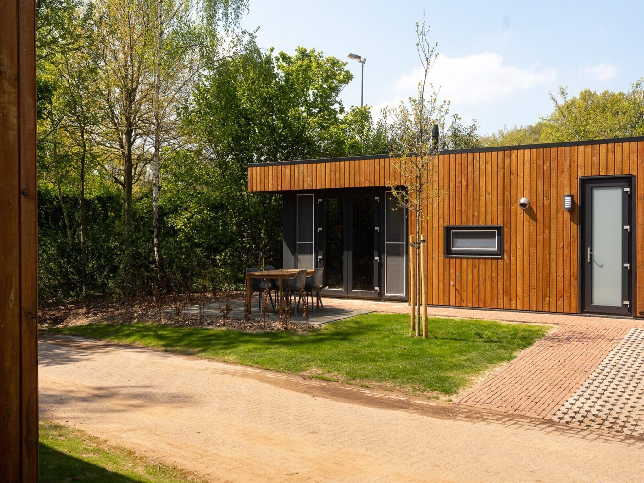 De buitenkant van Vakantiepark Mölke 35 in Zuna