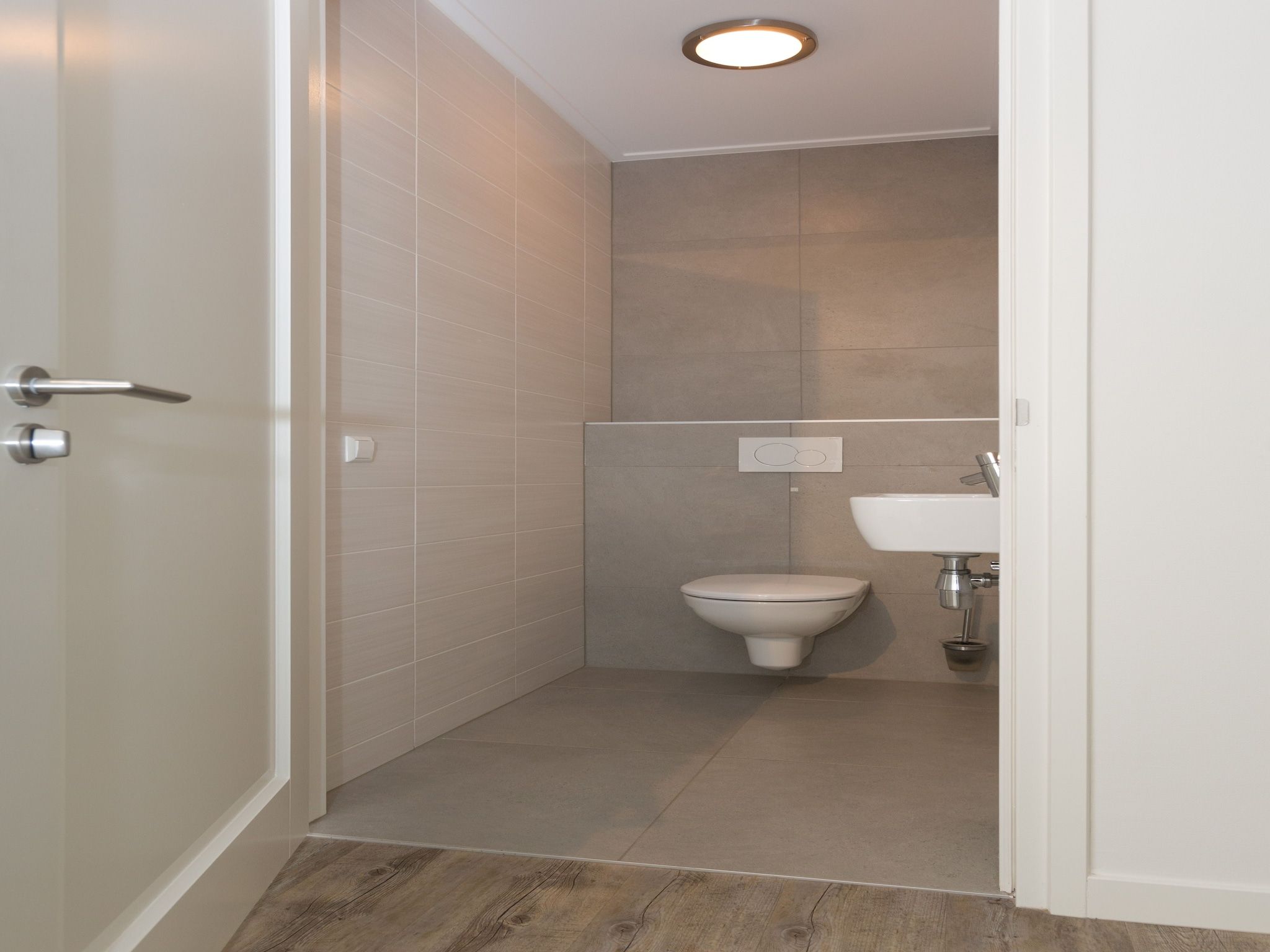 De badkamer van Friese Meren Villa's 17 in Delfstrahuizen