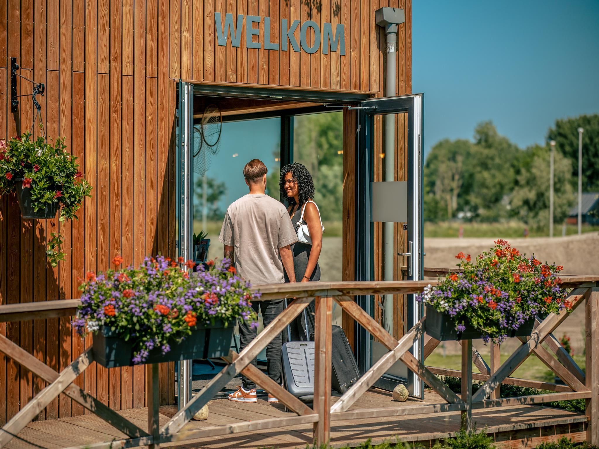 Parkfaciliteiten bij Resort De IJssel Eilanden 8 in Kampen