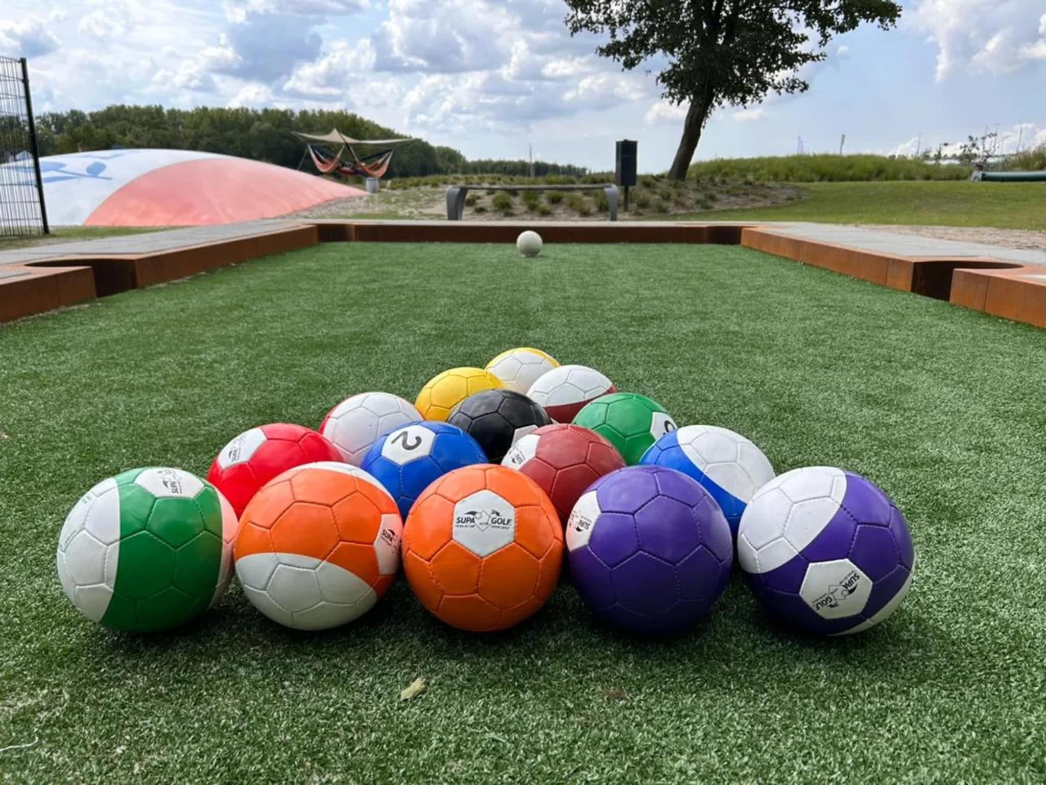 Parkfaciliteiten bij Resort De IJssel Eilanden 8 in Kampen