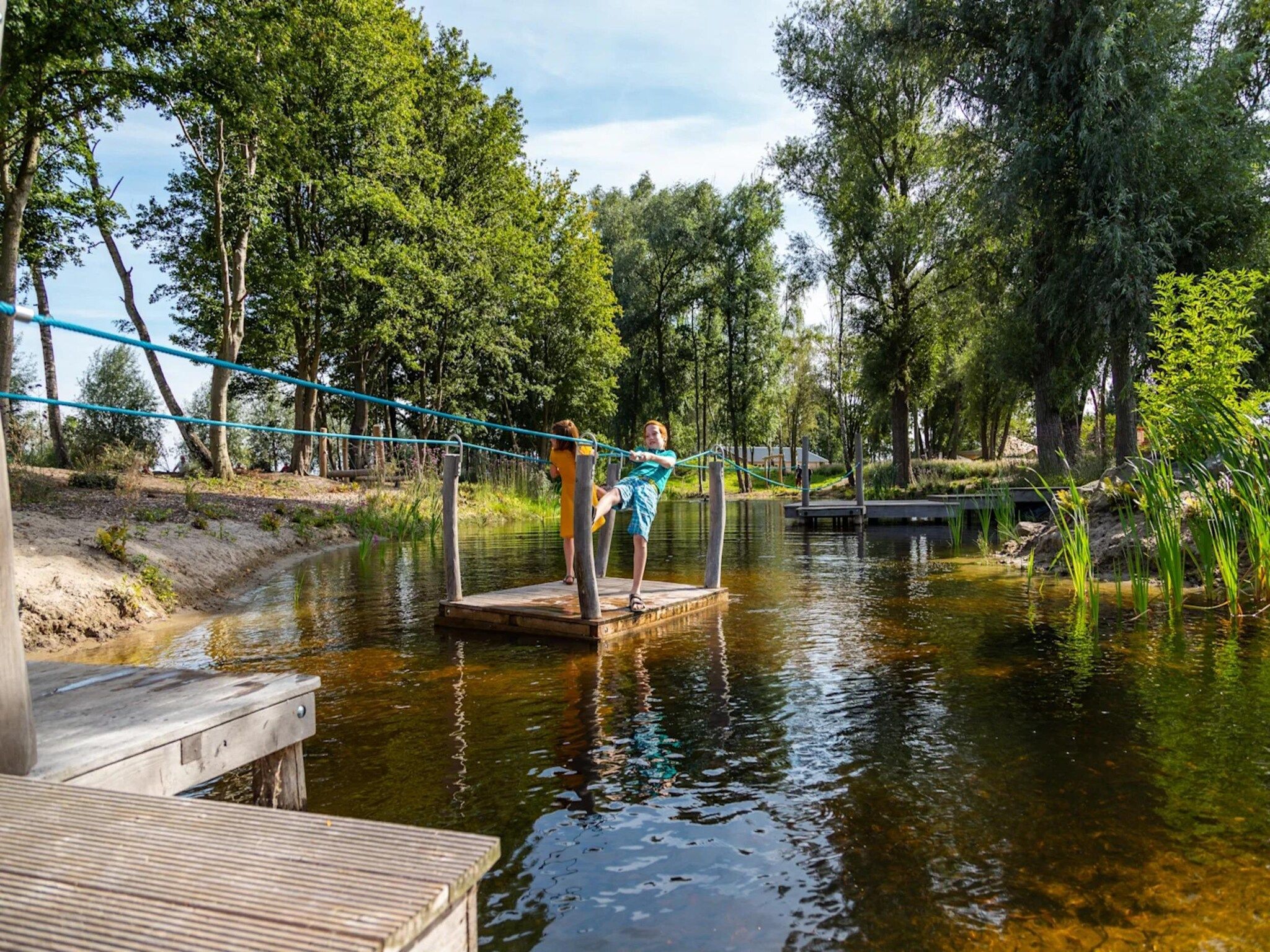 Parkfaciliteiten bij Resort De IJssel Eilanden 8 in Kampen