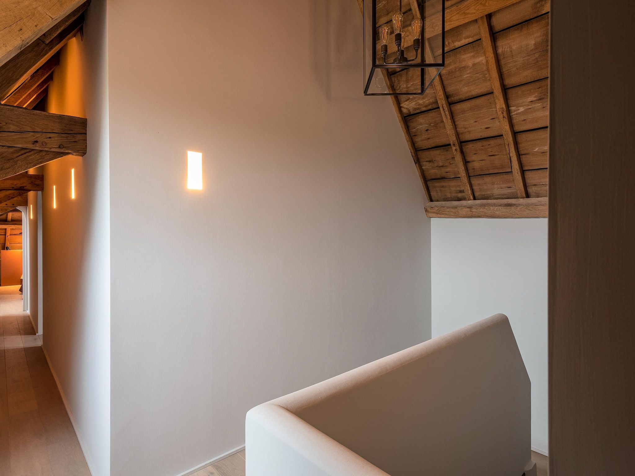 Een slaapkamer van Herenhoeve de Bockhof in Schimmert