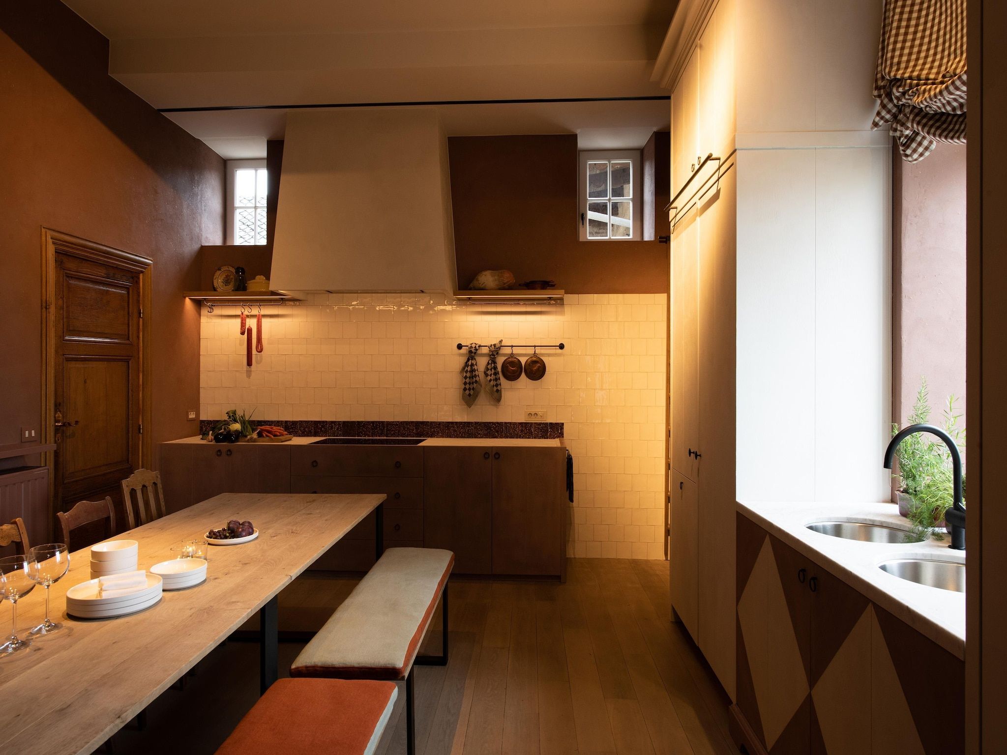 De keuken van Herenhoeve de Bockhof in Schimmert