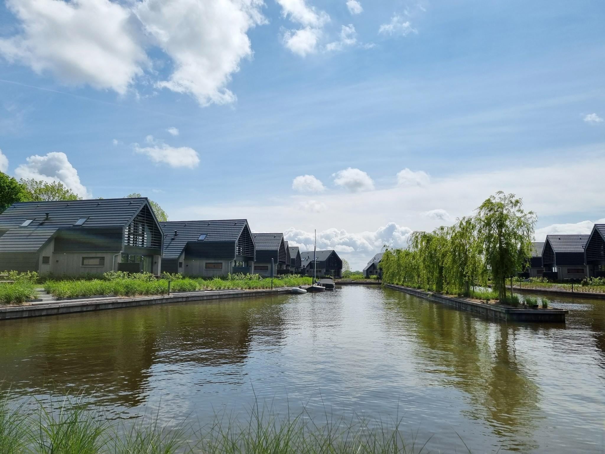 Het uitzicht vanaf Watervilla Santjin in Balk