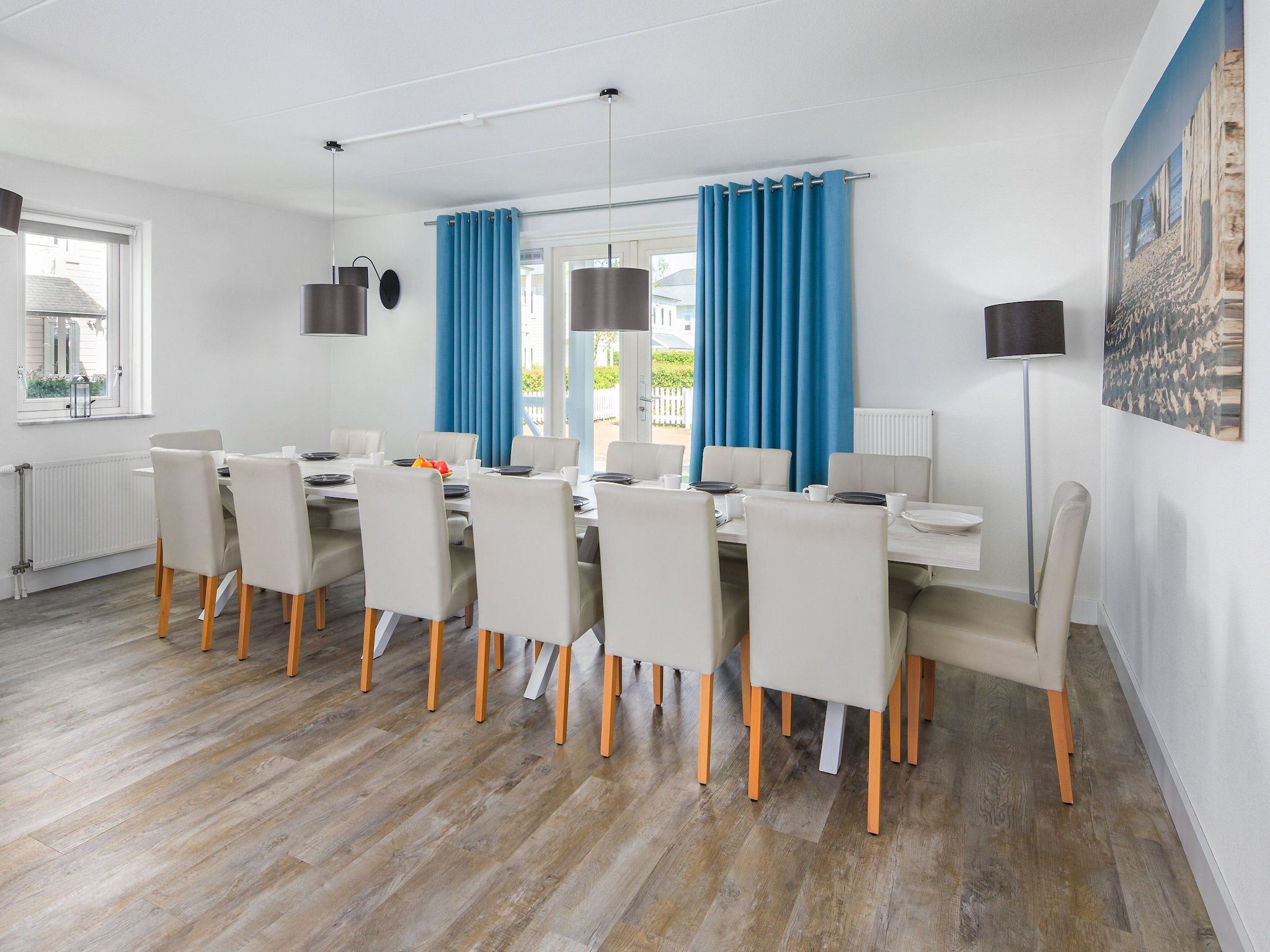 De woonkamer van Vakantiepark Cape Helius 24 in Hellevoetsluis