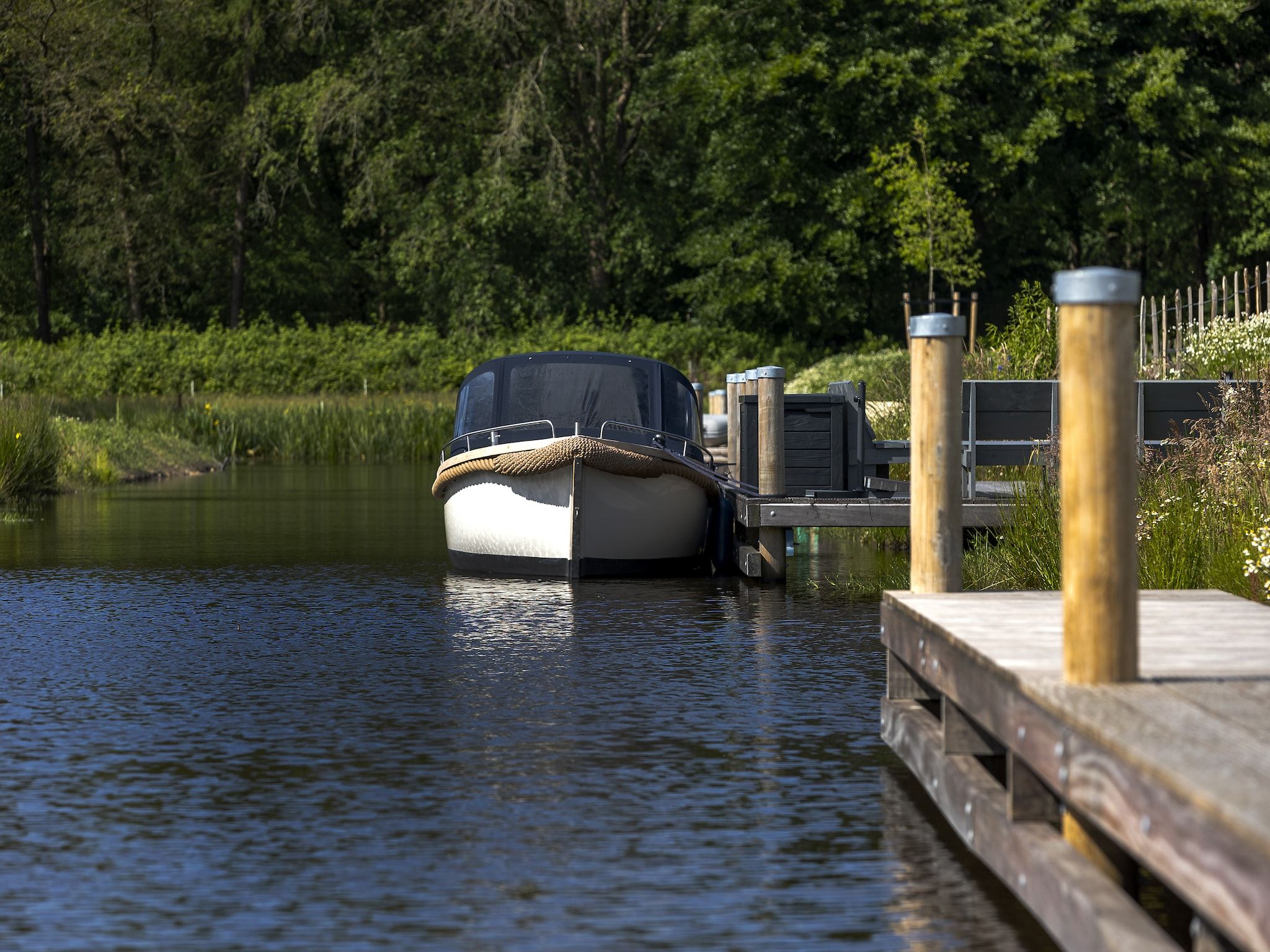 Parkfaciliteiten bij Landgoed Eysinga State 6 in Sint Nicolaasga