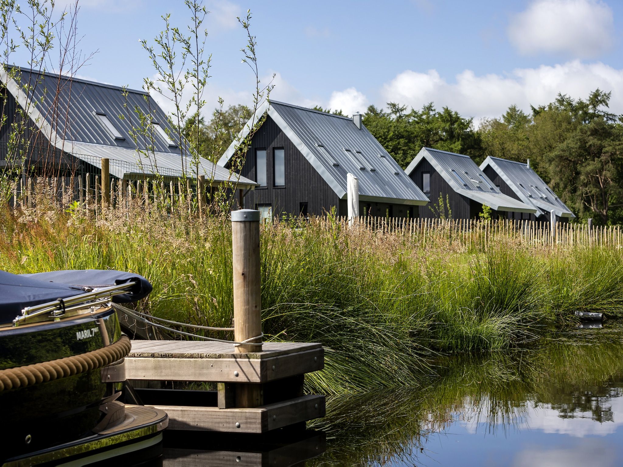 Parkfaciliteiten bij Landgoed Eysinga State 6 in Sint Nicolaasga