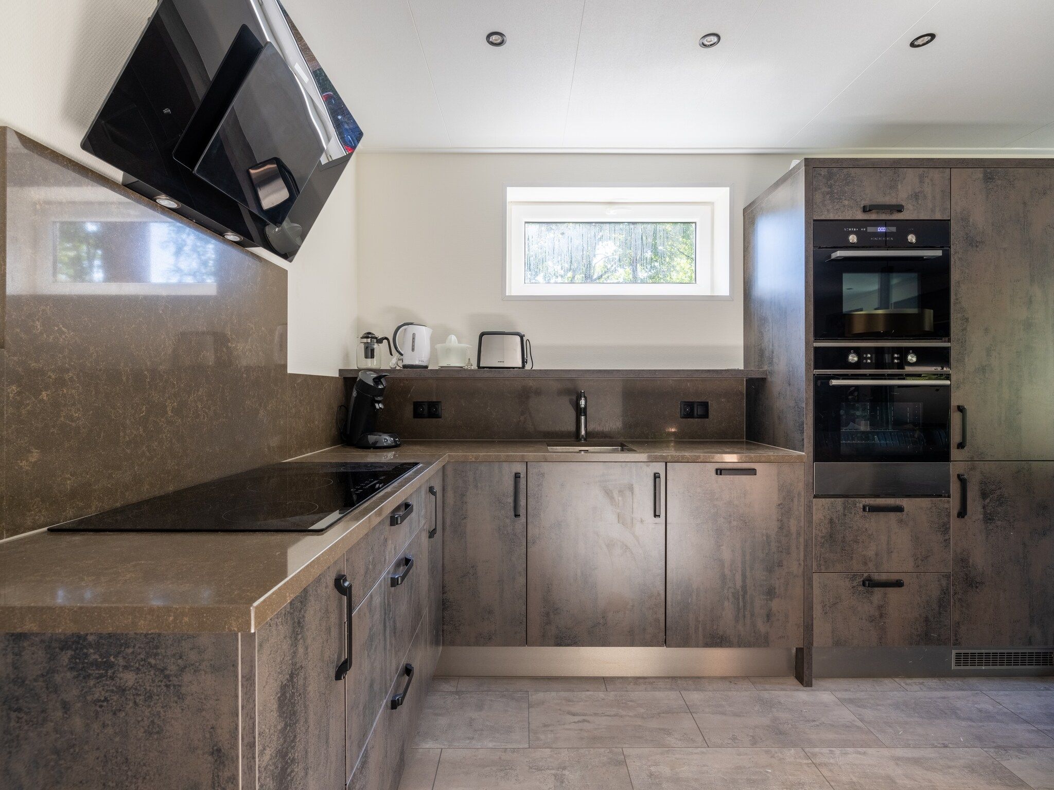 De keuken van Vakantiepark De Rimboe & De Woeste Hoogte 38 in Hoenderloo