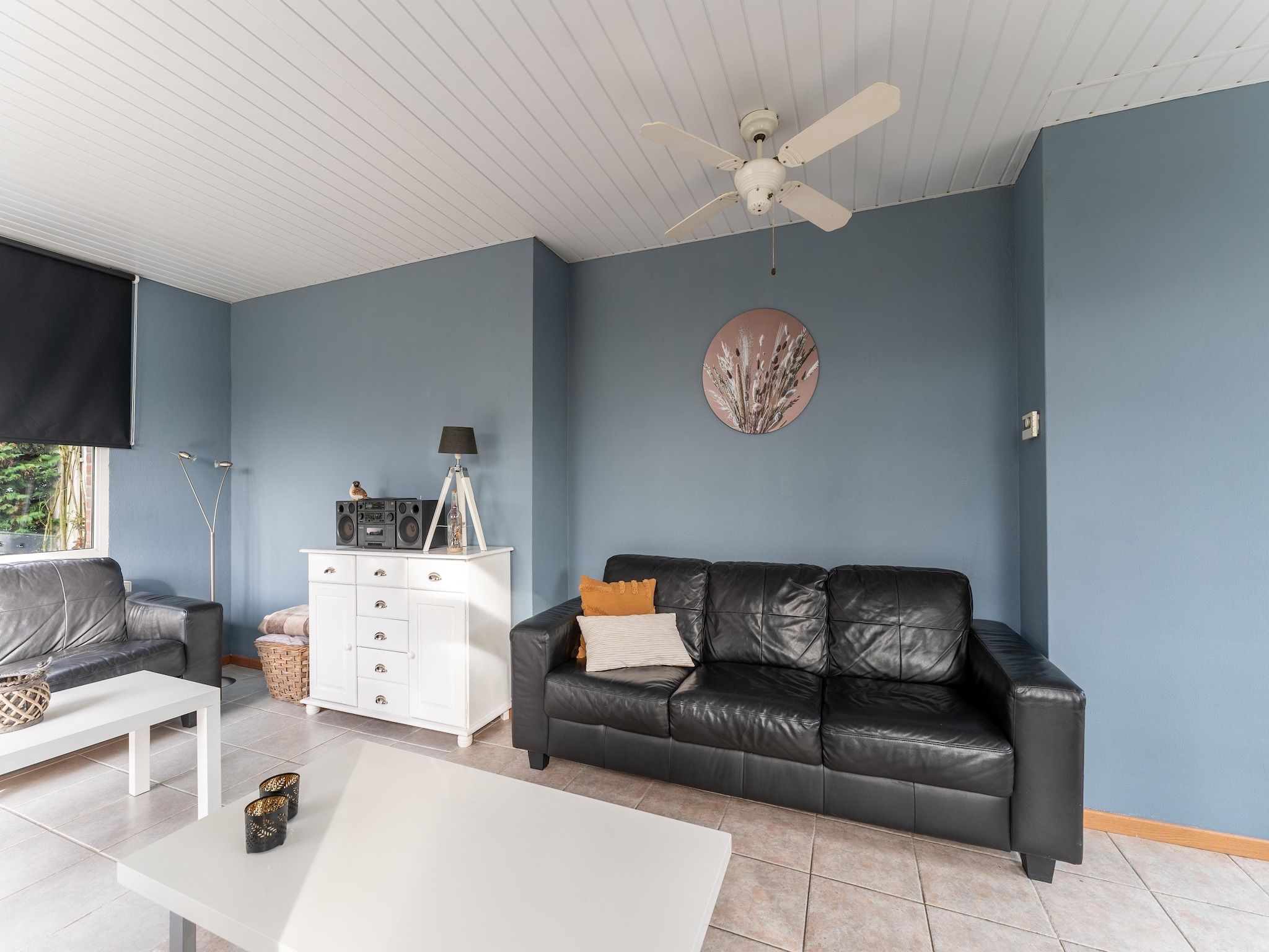 De woonkamer van Scheldeoord 70 in Baarland