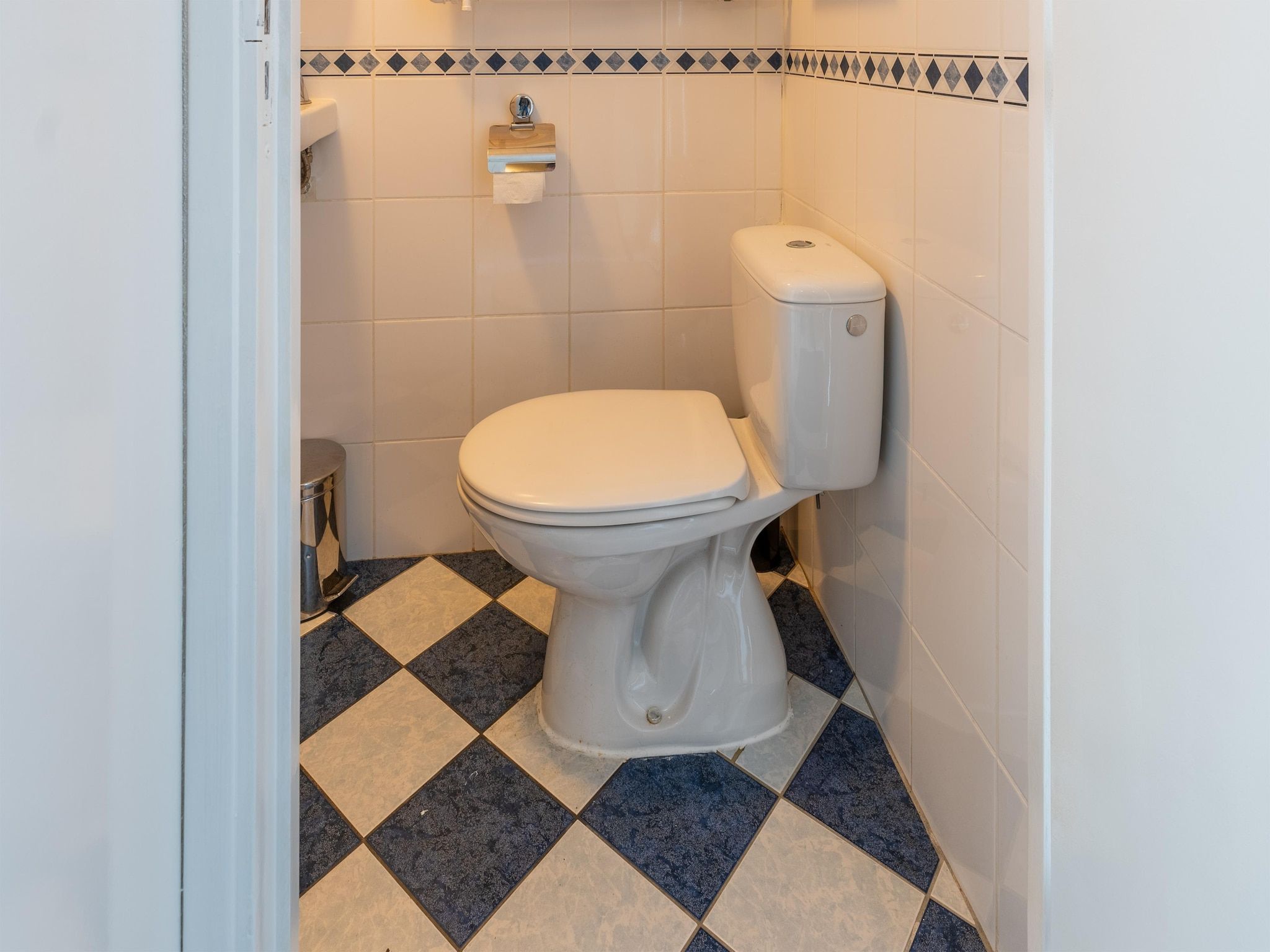 De badkamer van Scheldeoord 70 in Baarland