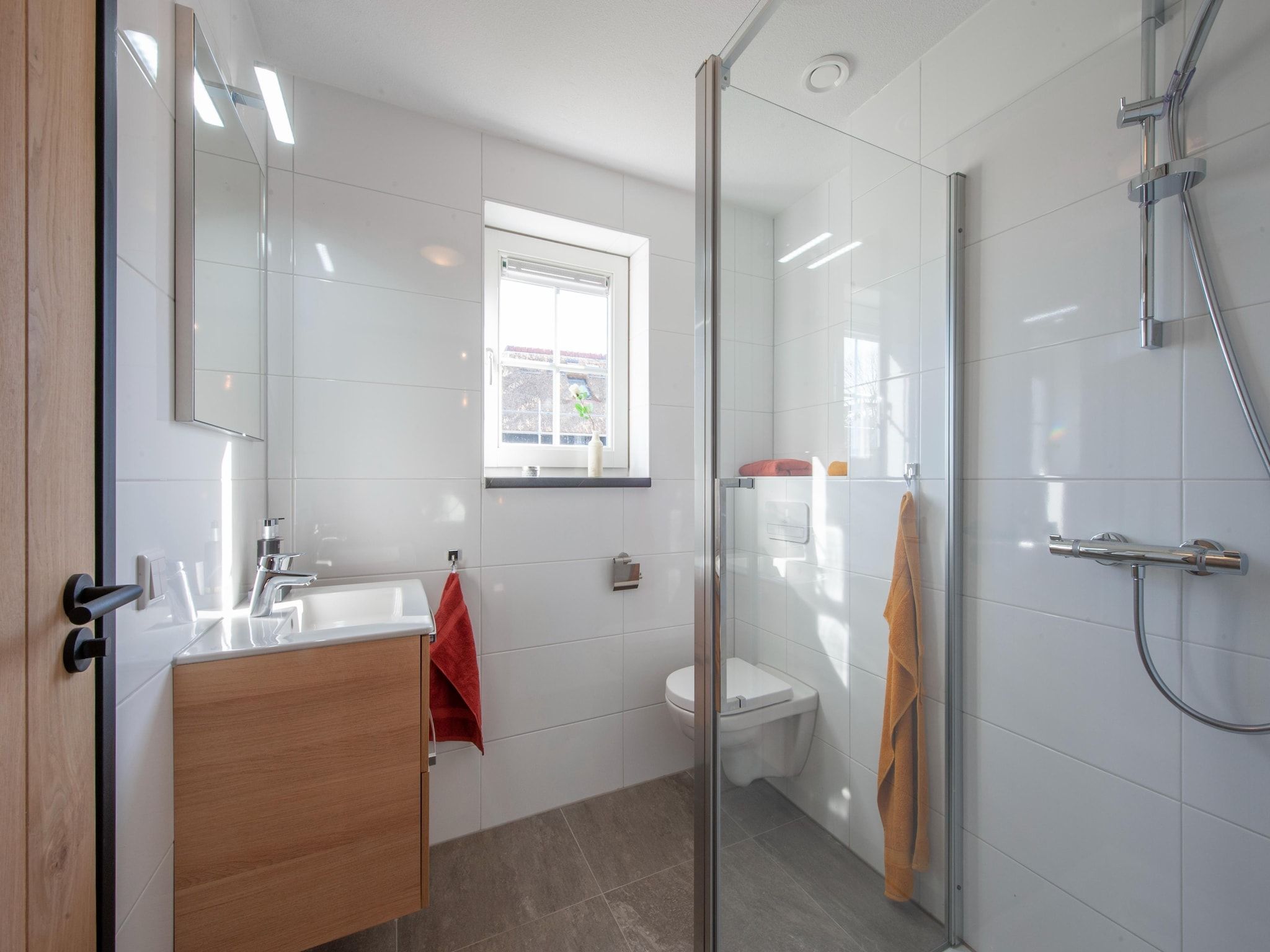 De badkamer van Vakantiepark De Heihorsten 6 in Someren