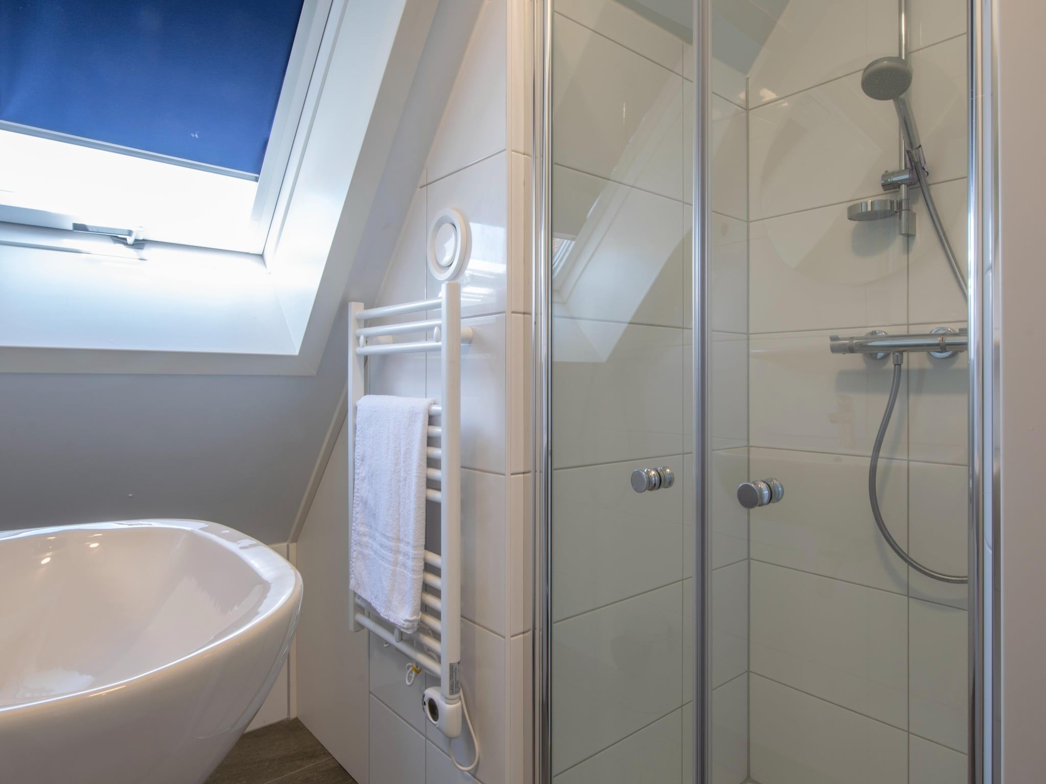 De badkamer van Vakantiepark De Heihorsten 10 in Someren