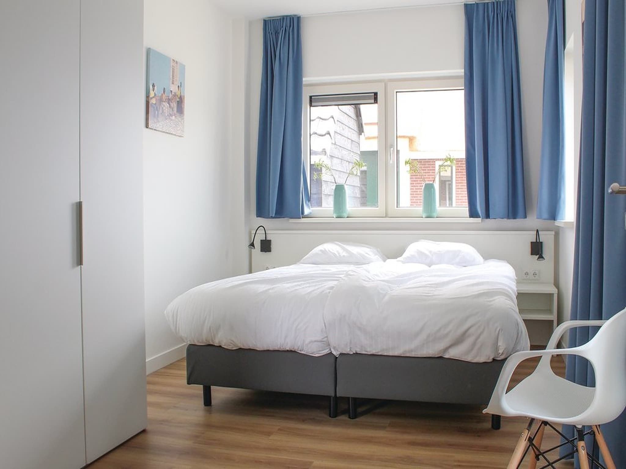 Een slaapkamer van Recreatiepark Idskenhuizen 3 in Idskenhuizen