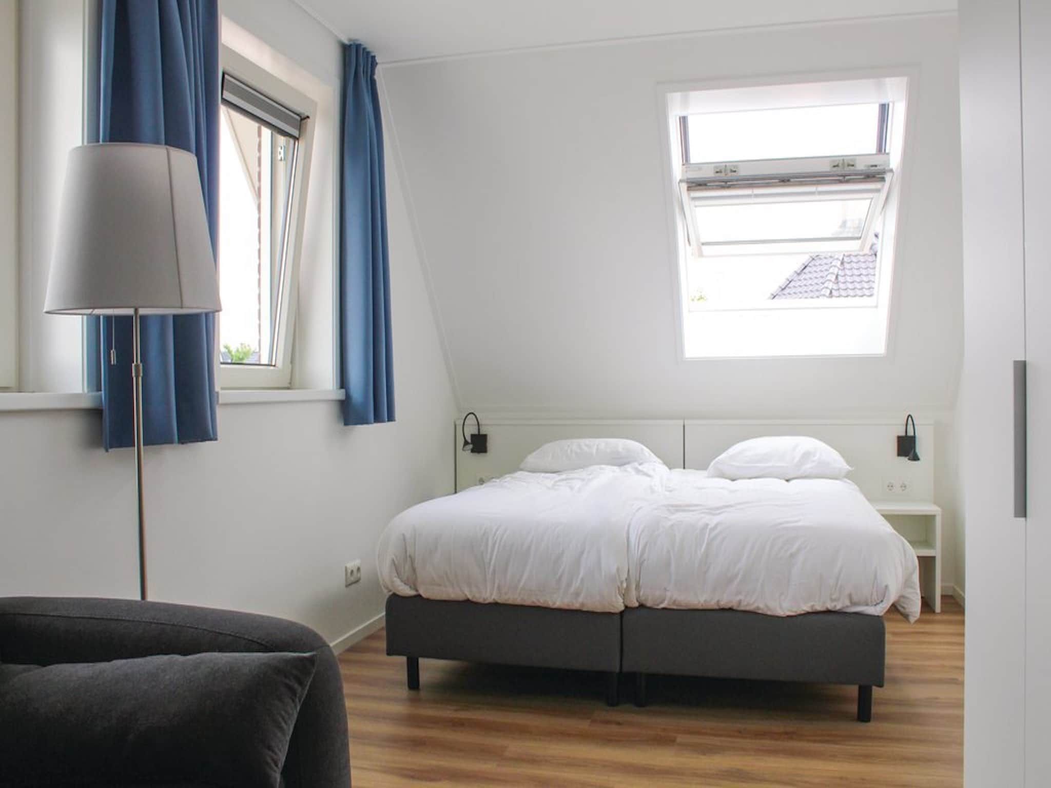 Een slaapkamer van Recreatiepark Idskenhuizen 3 in Idskenhuizen