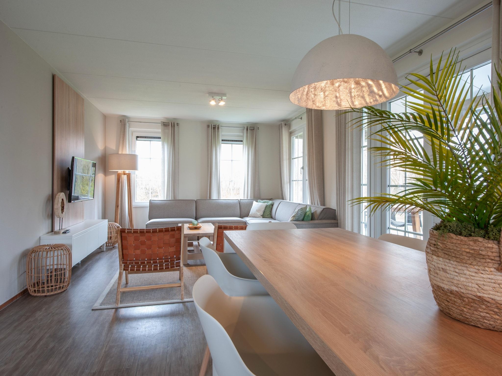 De woonkamer van Noordzee Résidence Cadzand-Bad 20 in Cadzand-Bad