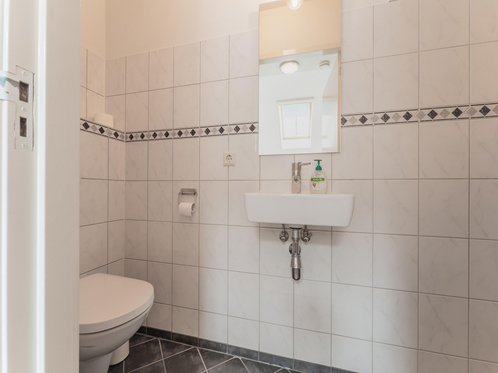 De badkamer van The Old Farmhouse in Montfoort