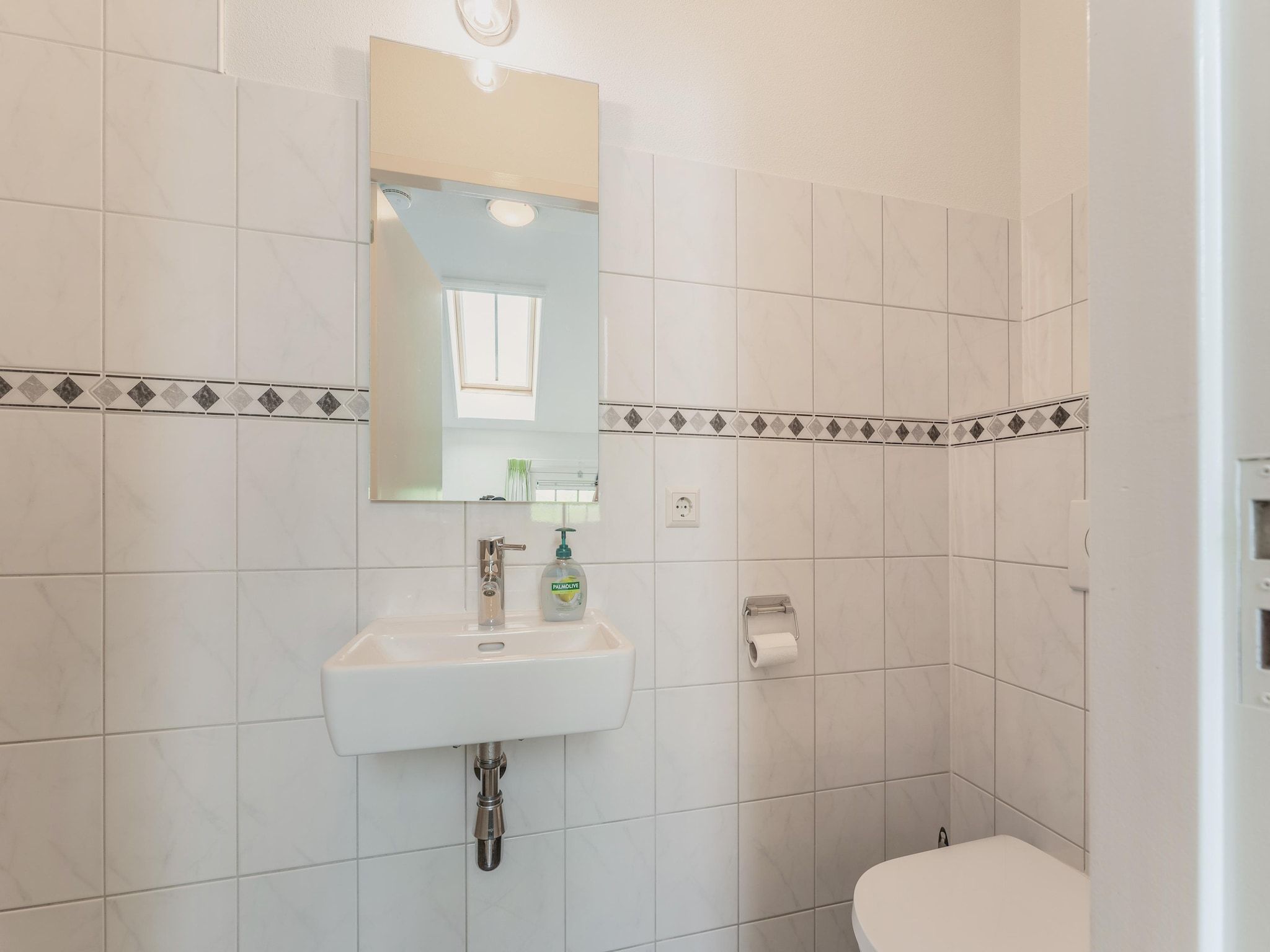 De badkamer van The Old Farmhouse in Montfoort