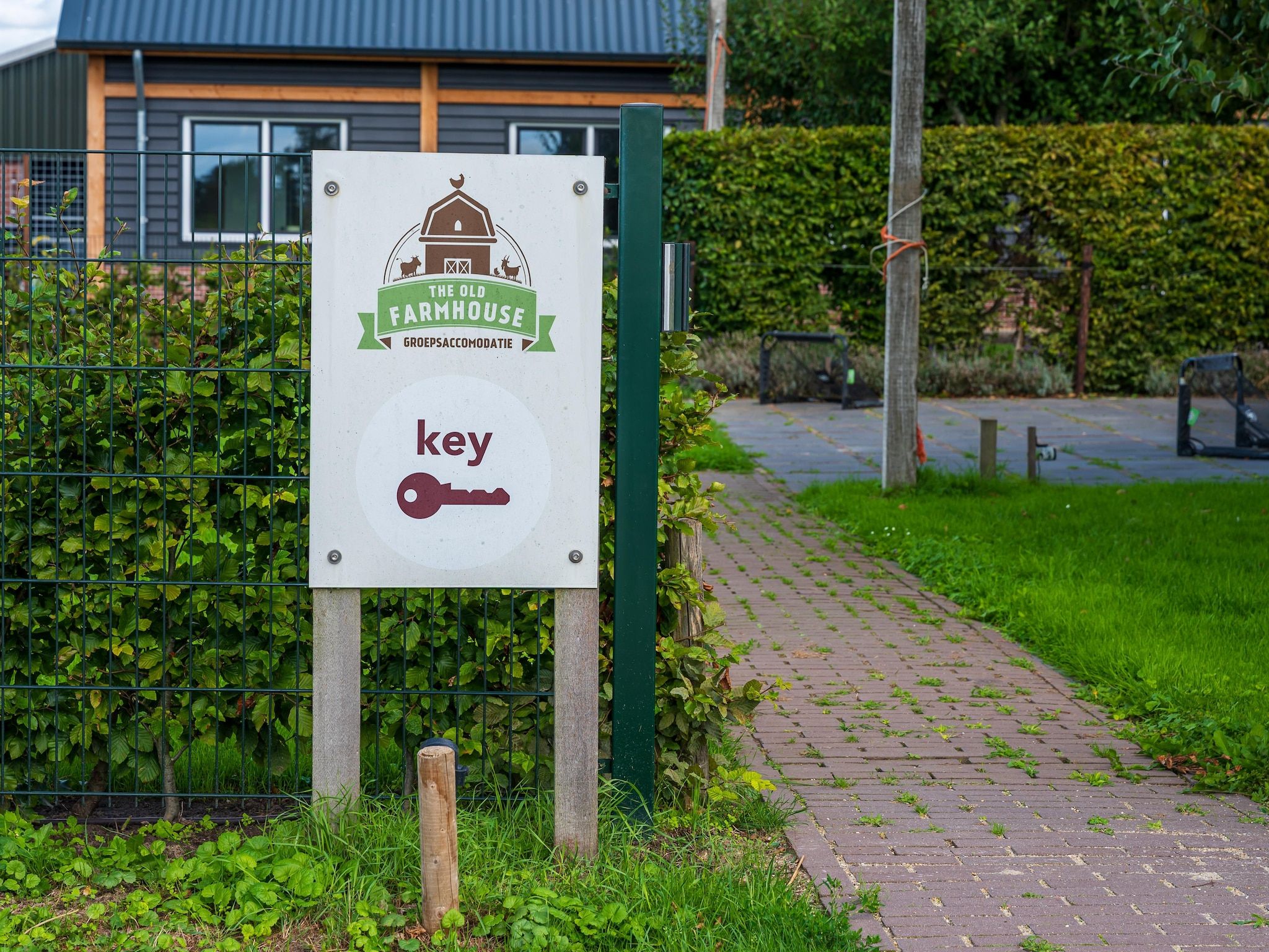 De tuin van The Old Farmhouse in Montfoort