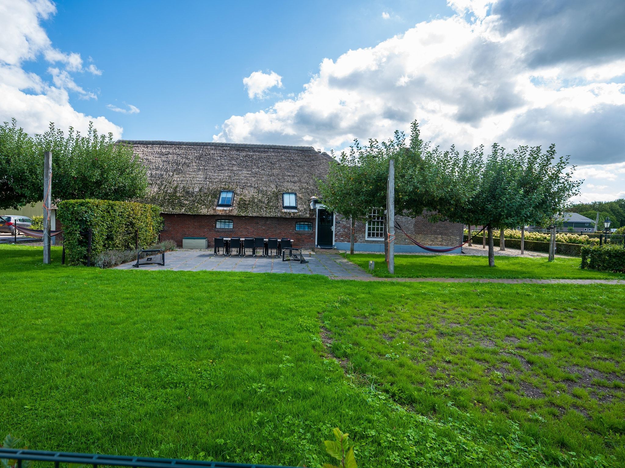 De tuin van The Old Farmhouse in Montfoort