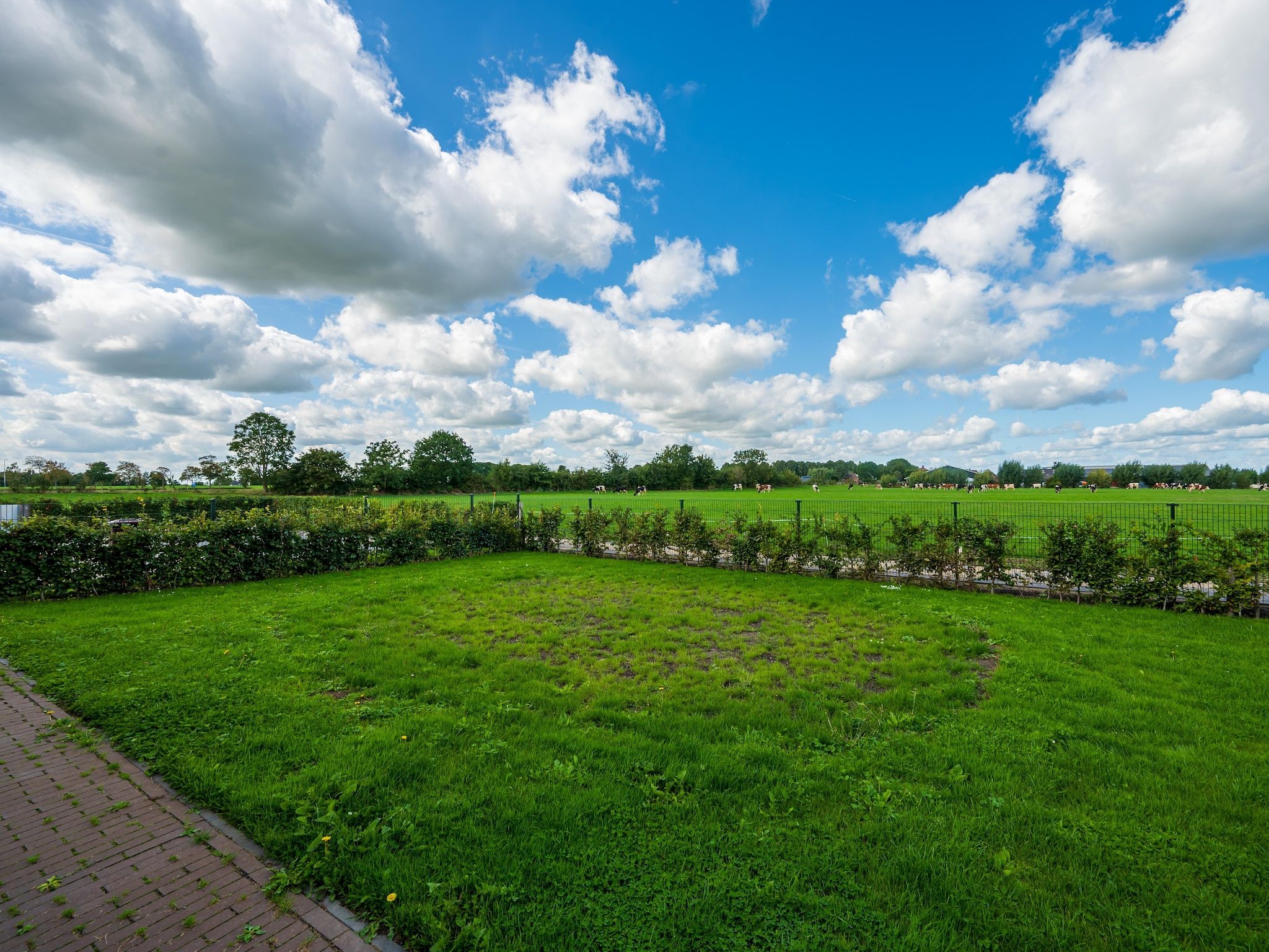 De tuin van The Old Farmhouse in Montfoort