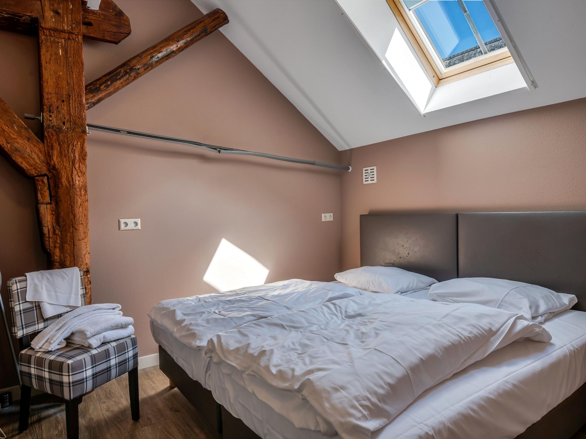 Een slaapkamer van The Old Farmhouse in Montfoort