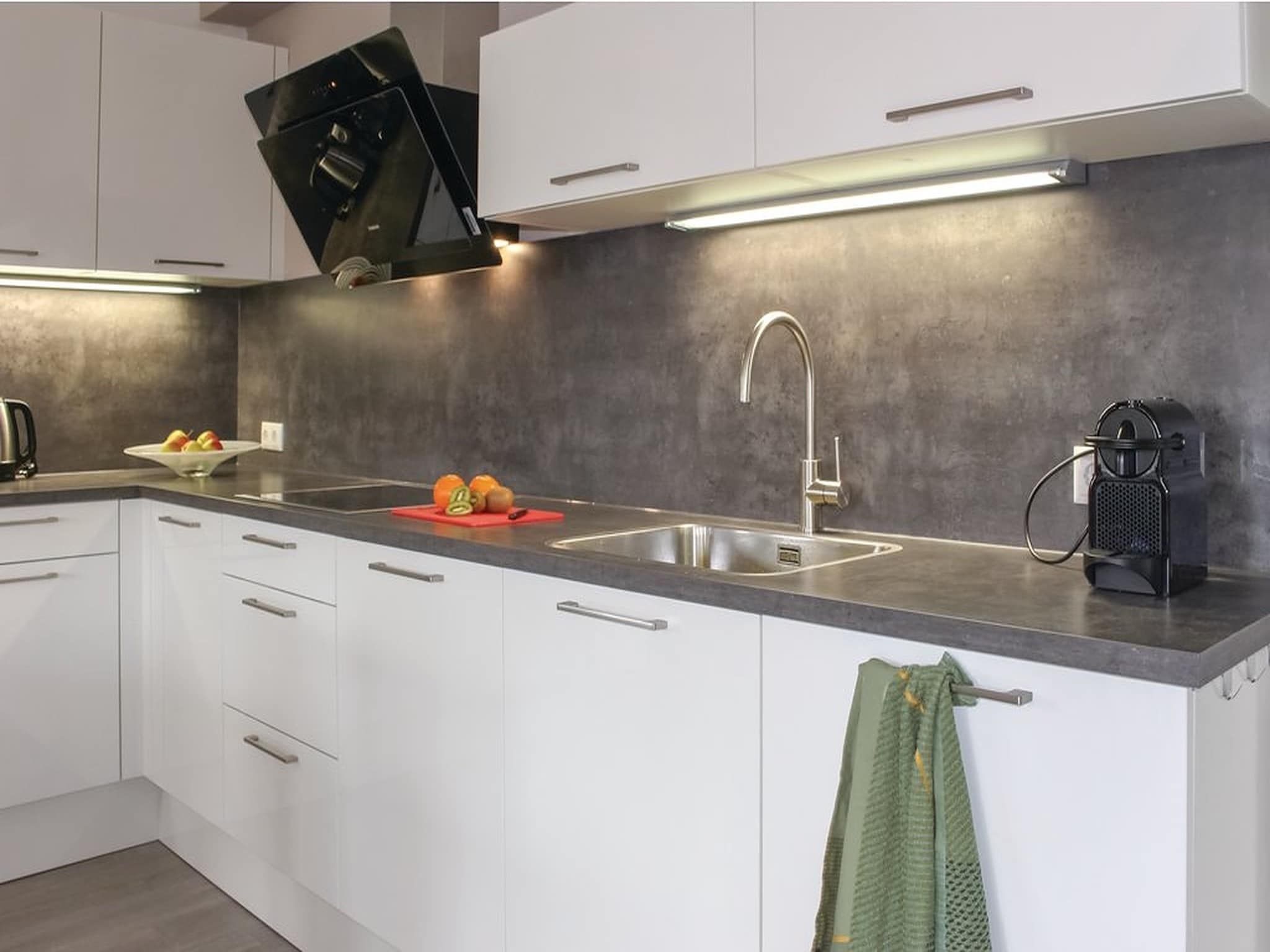 De keuken van Recreatiepark Idskenhuizen 7 in Idskenhuizen