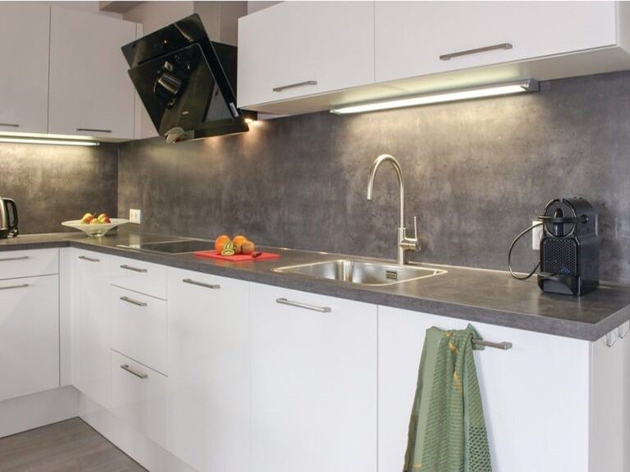 De keuken van Recreatiepark Idskenhuizen 10 in Idskenhuizen