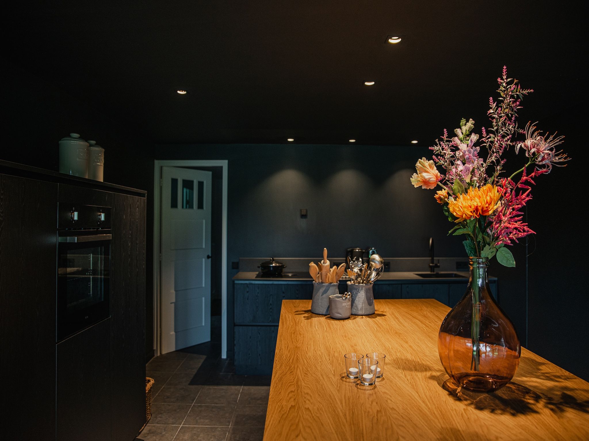 De keuken van Dorpswoning De Volbloed in Leende