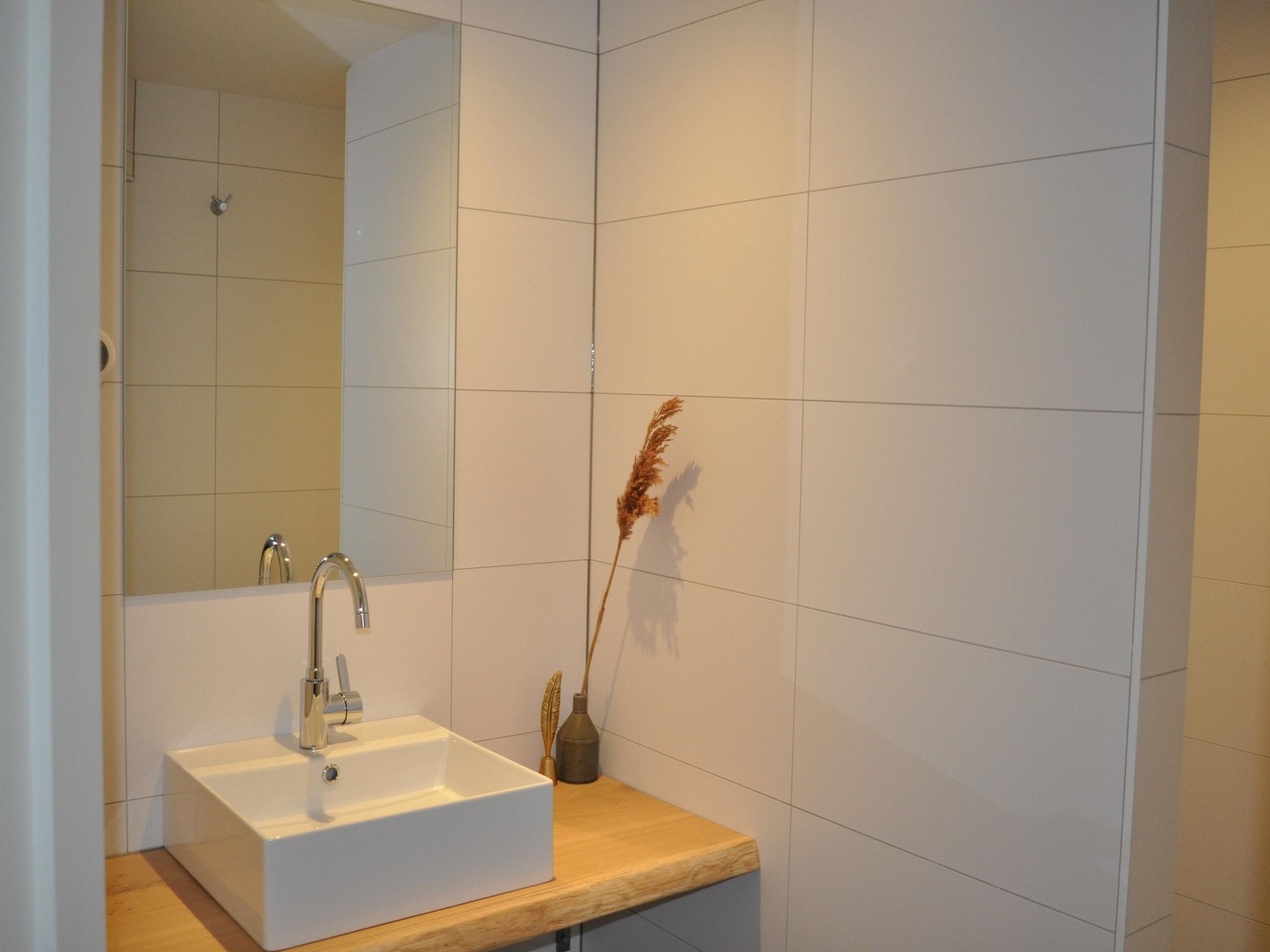 De badkamer van Dorpswoning De Volbloed in Leende