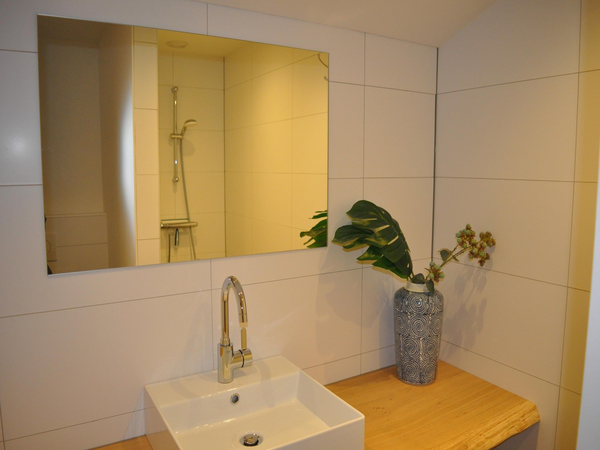 De badkamer van Dorpswoning De Volbloed in Leende