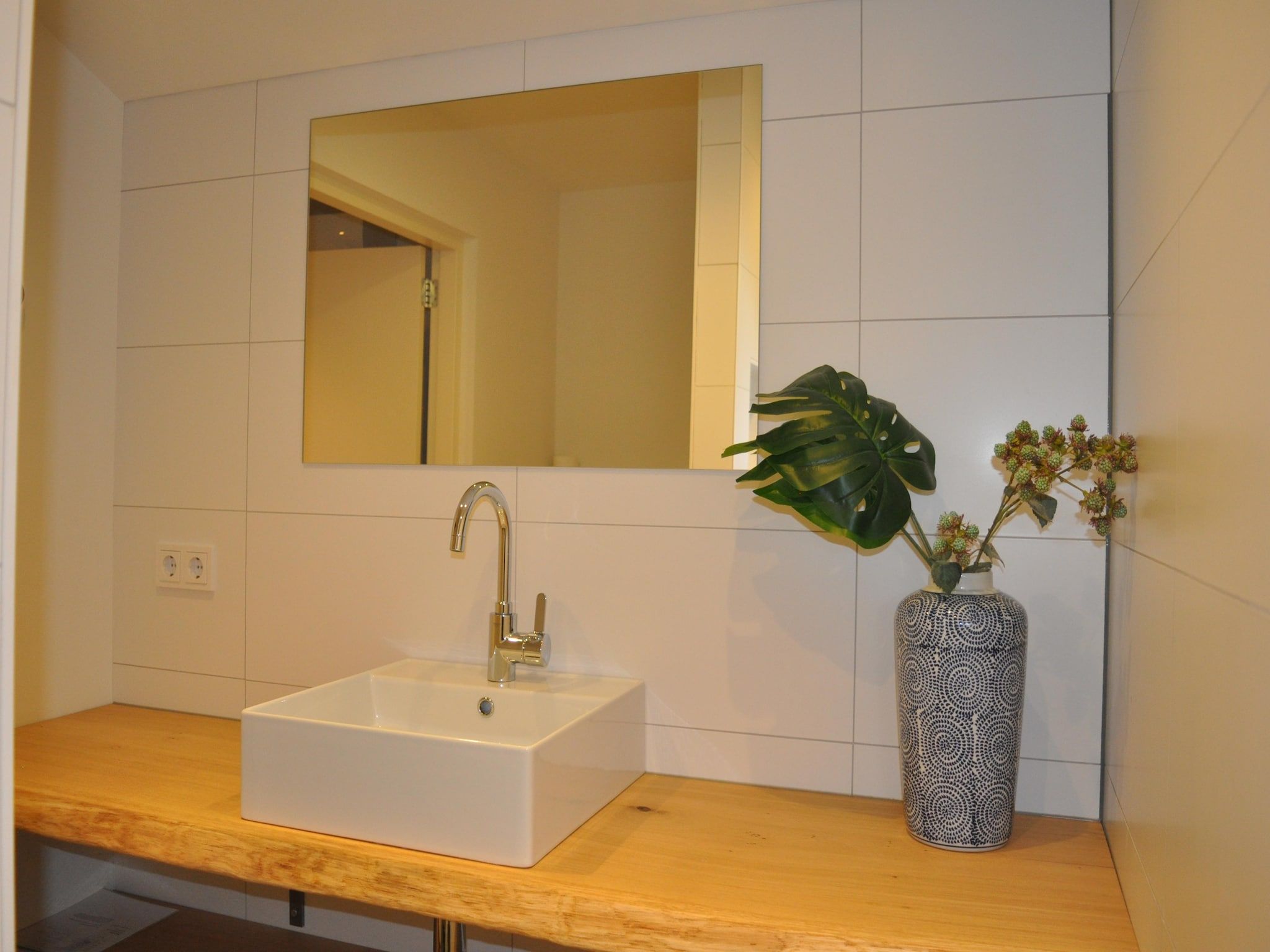 De badkamer van Dorpswoning De Volbloed in Leende