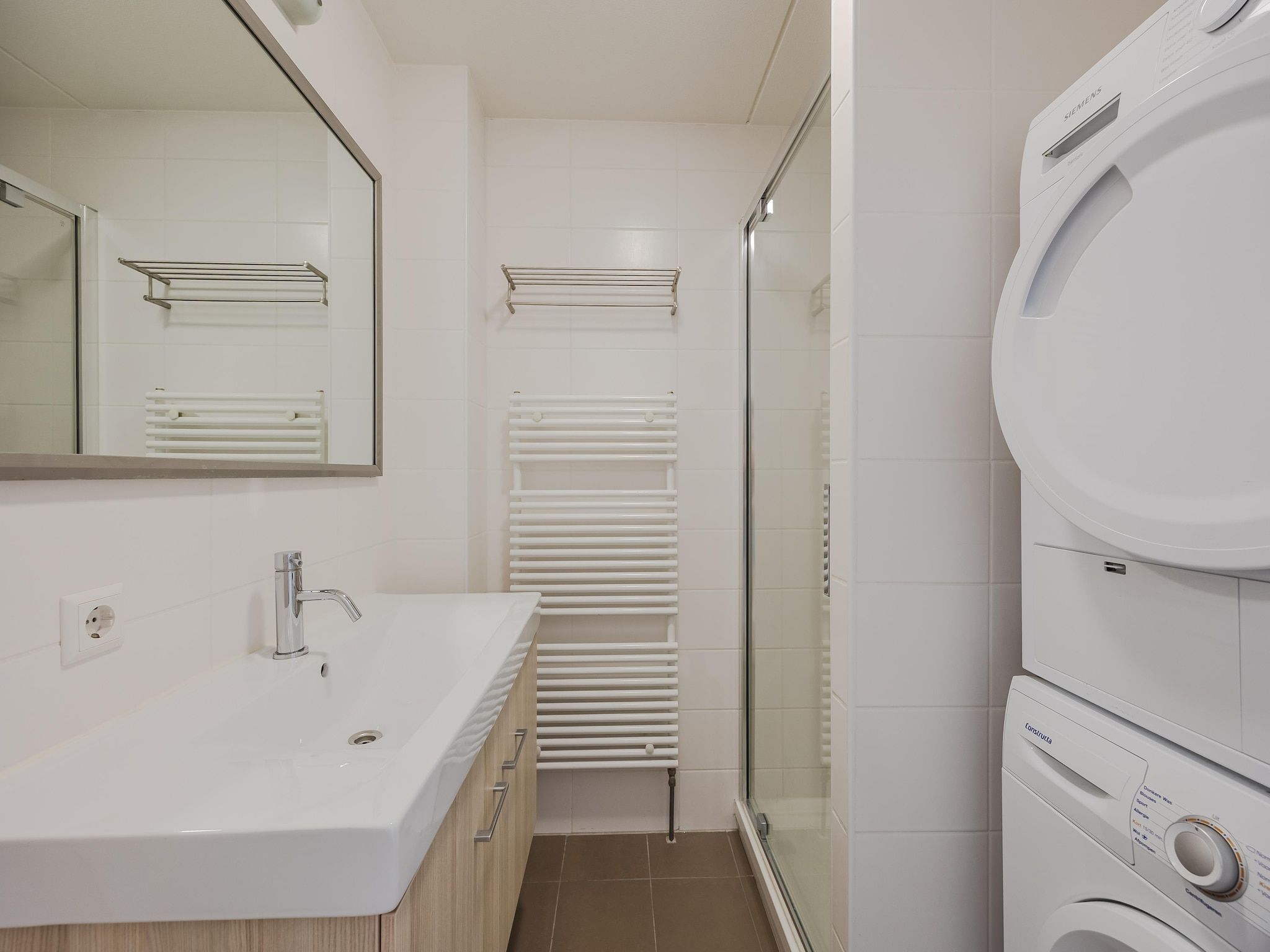 De badkamer van Noordzee Residence Cadzand-Bad 25 in Cadzand-Bad