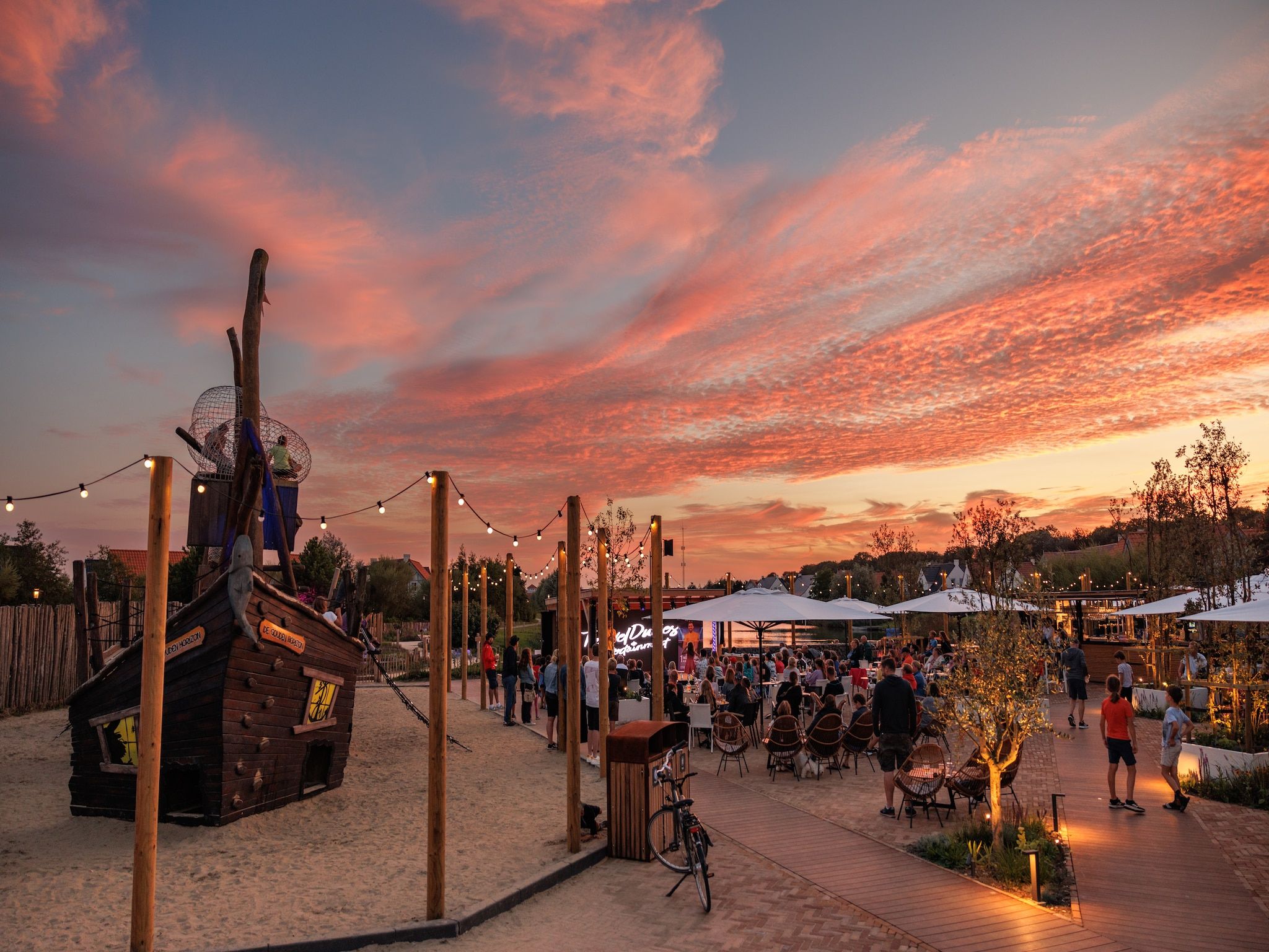 Parkfaciliteiten bij Noordzee Résidence Cadzand-Bad 28 in Cadzand-Bad