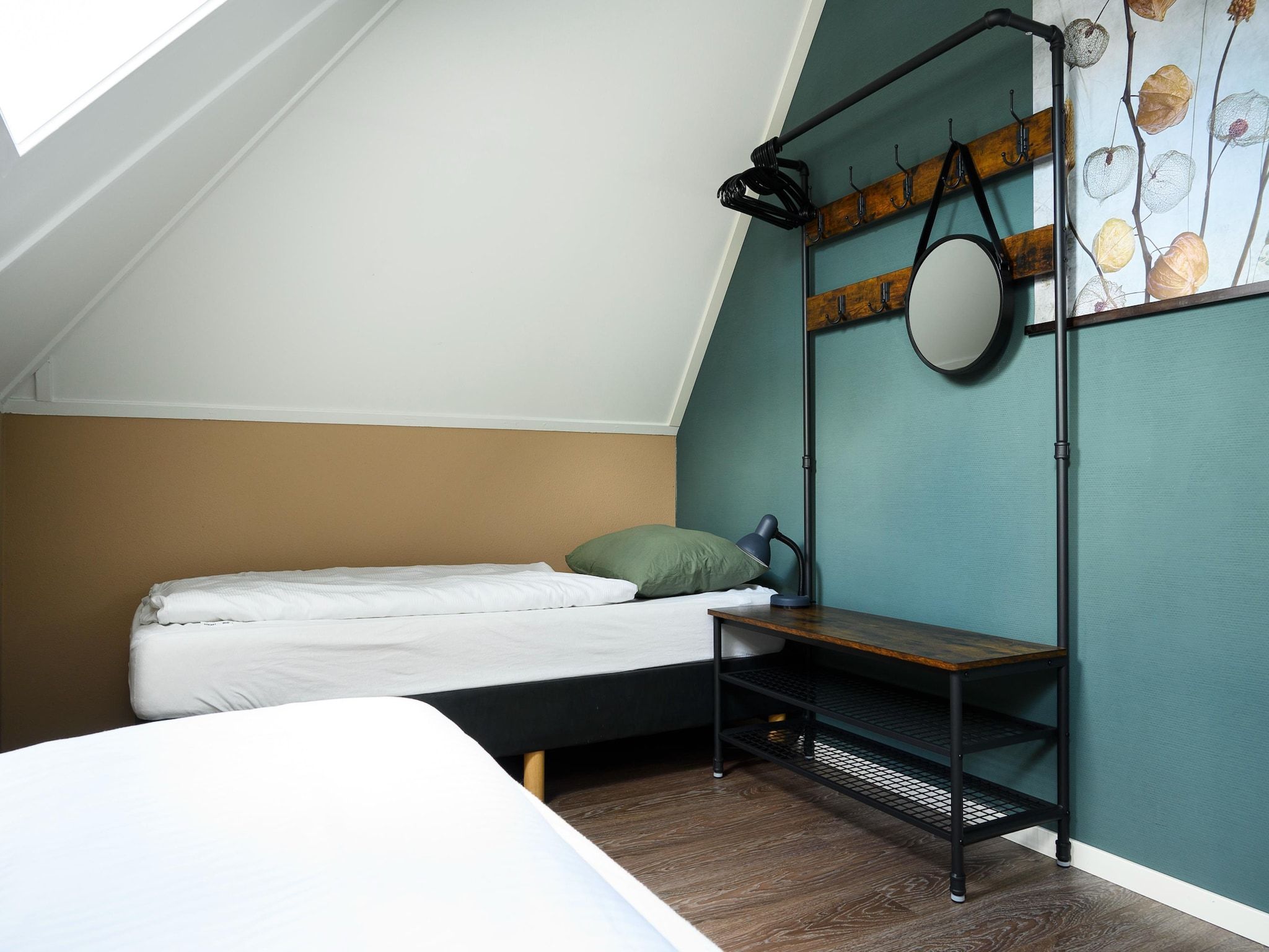 Een slaapkamer van 10 pers Lieskehuis Wellness de luxe met sauna buitenspa in Groningen