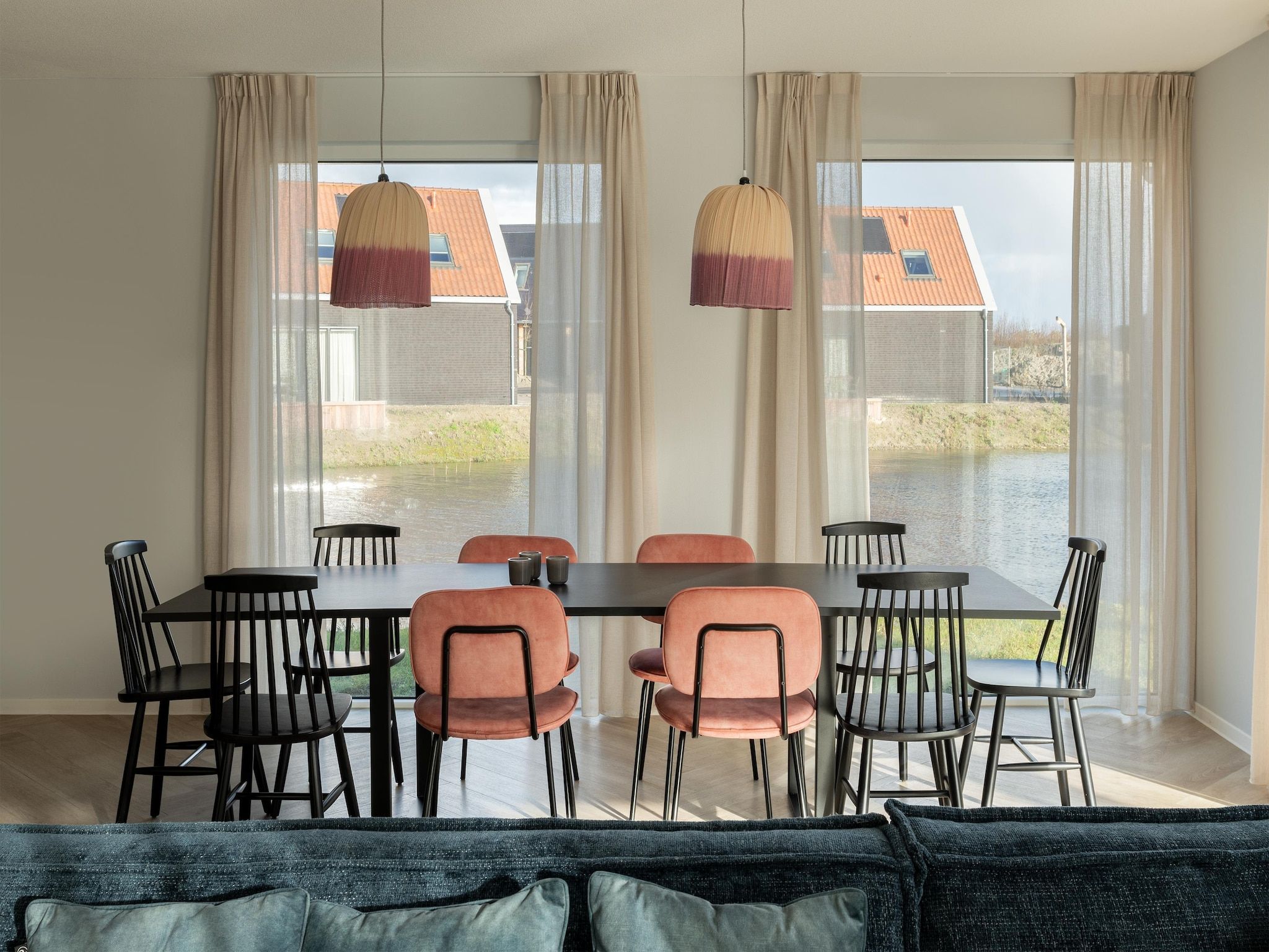 De woonkamer van Resort Nieuwvliet-Bad 9 in Nieuwvliet